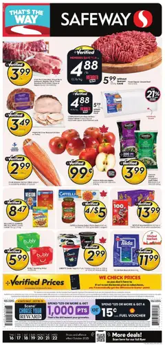 Preview of Safeway weekly flyer / circulaire from shop Safeway valid from 16.10.2025