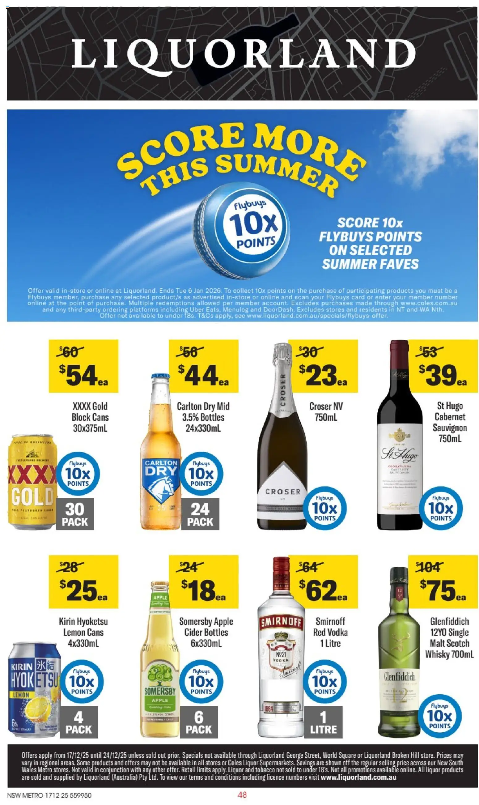 Liquorland catalogue - valid from 17.12.2025 | Page: 1 | Products: Platforms, Vodka, Lemon, Scotch
