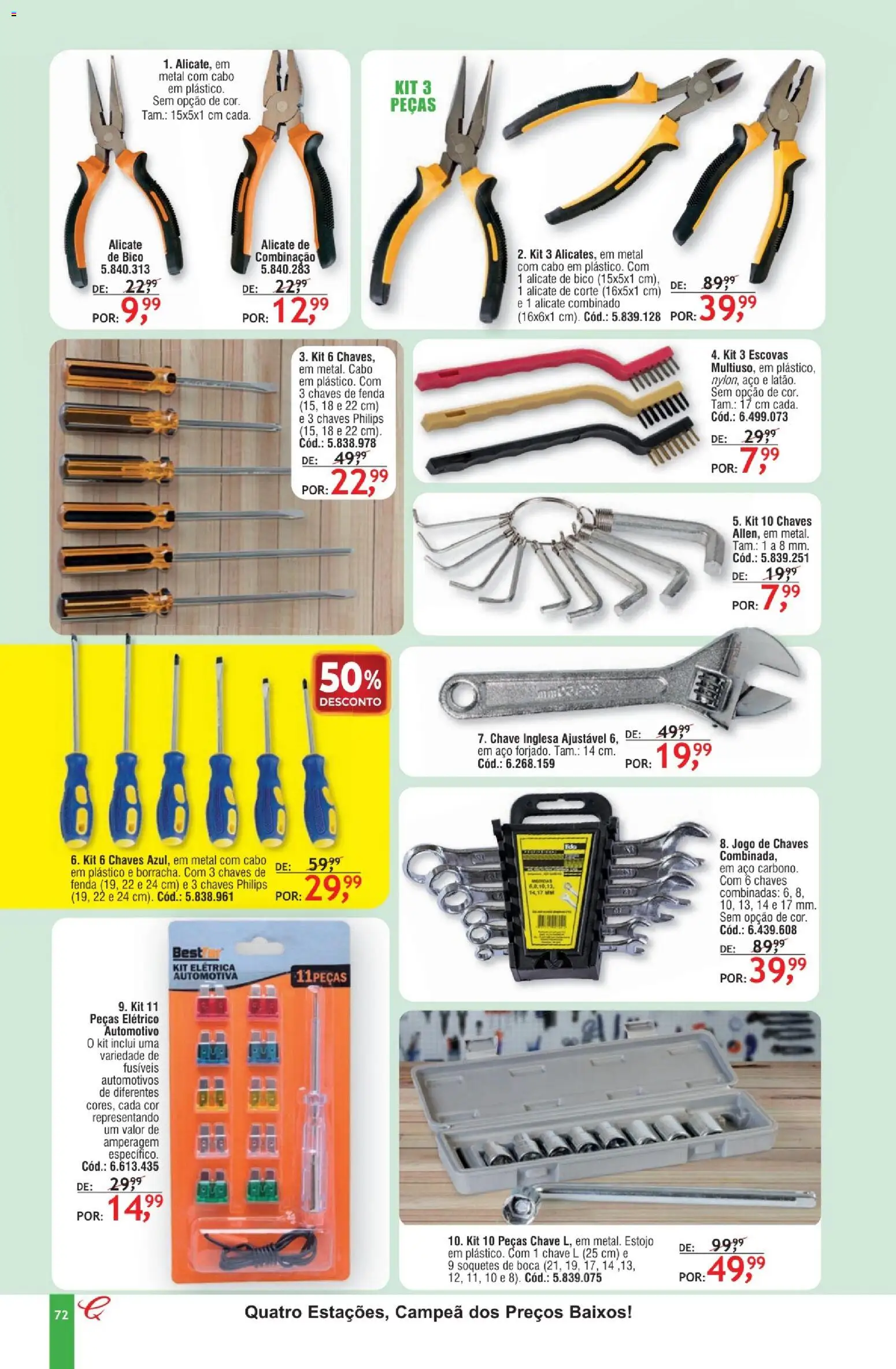 Quatro Estações - Catálogo 05-06-07 de 01/05/2026 ? Não perca as melhores promoções! | Brasil