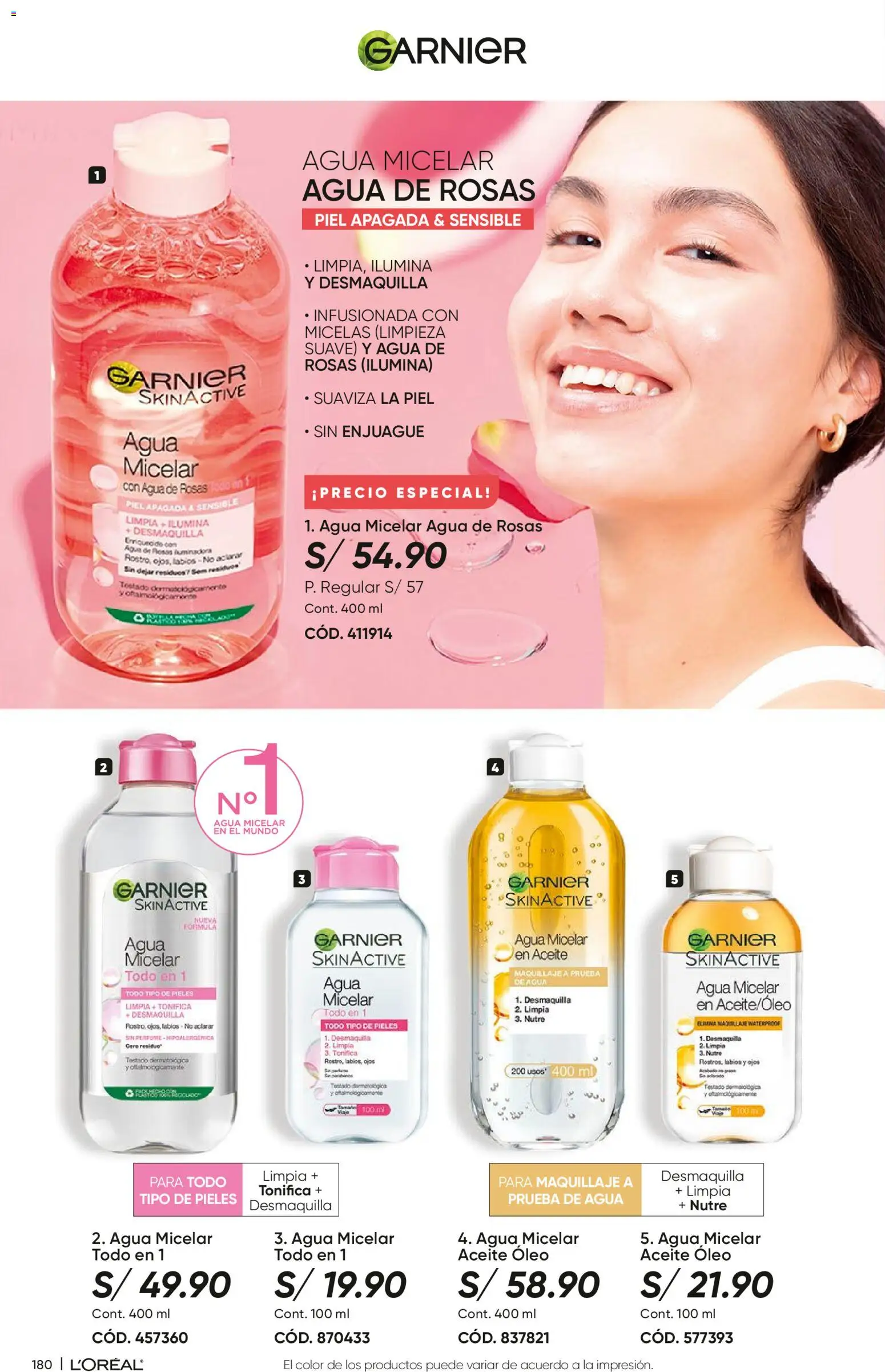 Catálogo Azzorti válido desde 09.03.2026 | Página: 182 | Productos: Aceite, Teclado, Maquillaje