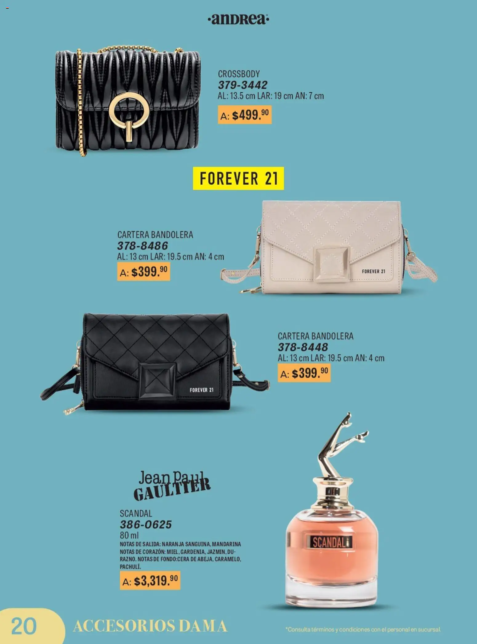 Nuevas ofertas de Andrea válidas en toda la República Mexicana desde el 11.01.2026. ¡Encuentra las mejores ofertas en Andrea catálogo Para Las Fiestas! | Página: 20