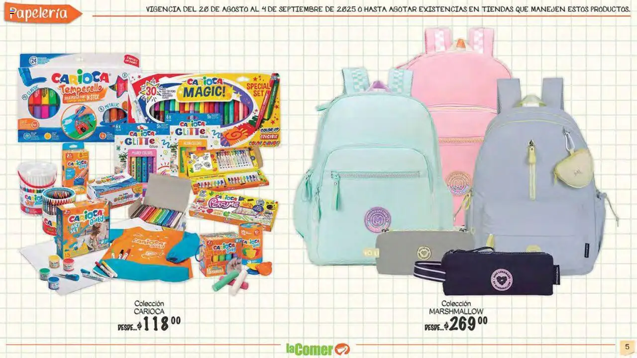 Nuevas ofertas de La Comer válidas en toda la República Mexicana desde el 20.08.2025. ¡Encuentra las mejores ofertas en La Comer folleto! | Página: 5 | Productos: Glitter
