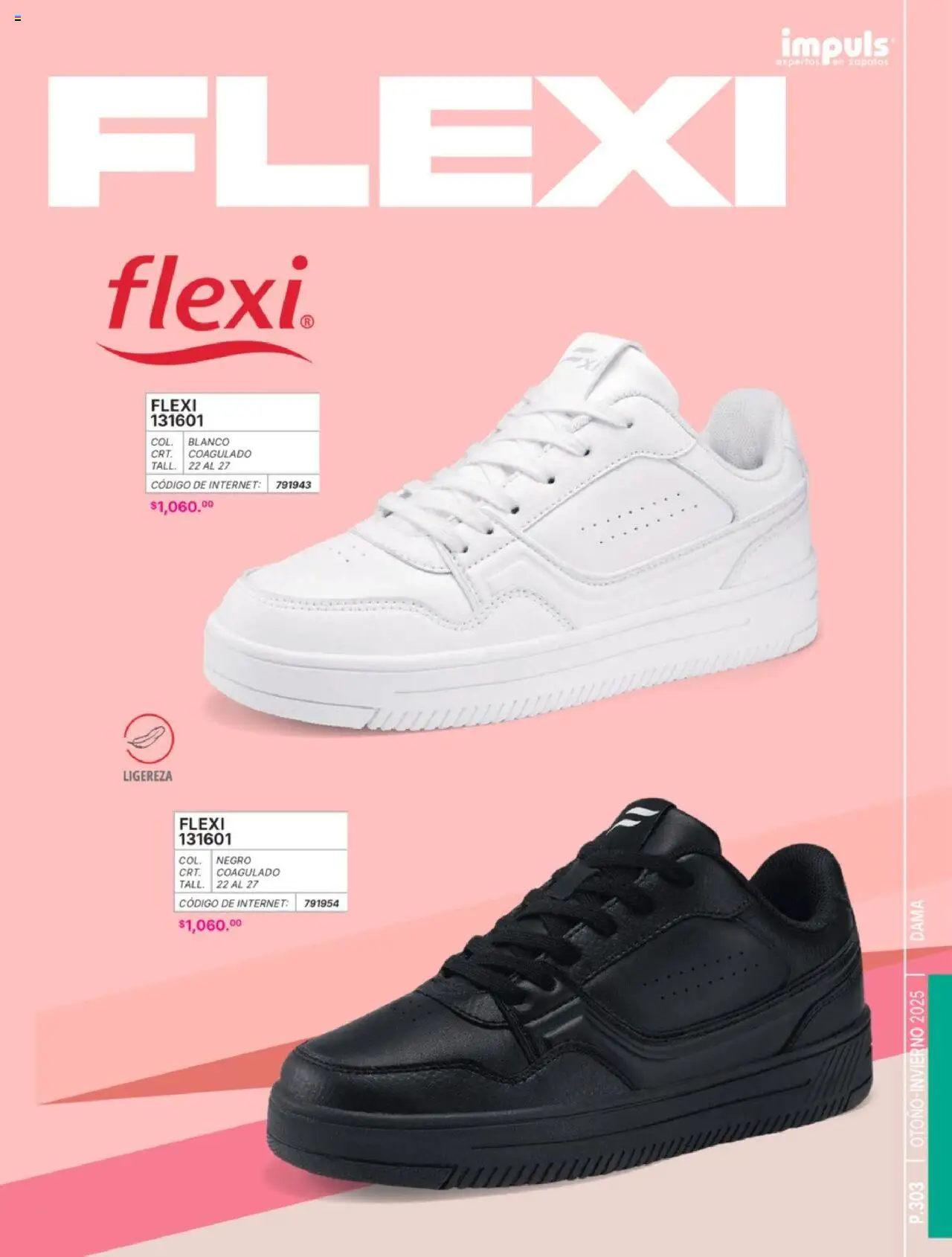 Nuevas ofertas de Impuls válidas en toda la República Mexicana desde el 07.07.2025. ¡Encuentra las mejores ofertas en Impuls catálogo Dama Otoño-Invierno 2025! | Página: 305 | Productos: Zapatos