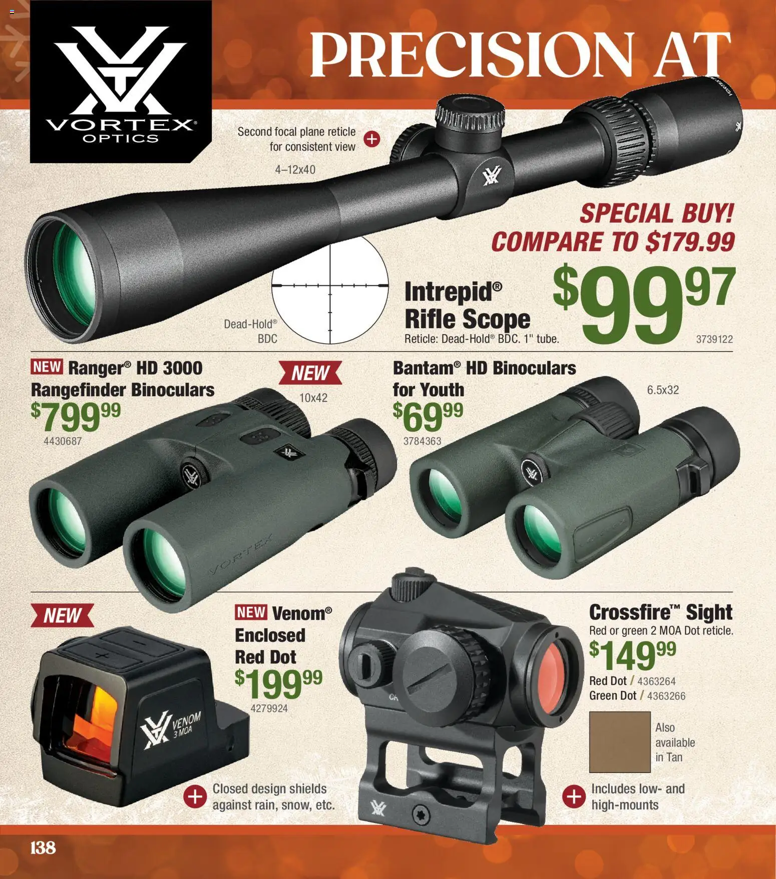 Cabela's Christmas Gift Guide 25 - valid from 01.11.2025 | Page: 138 | Products: Rangefinder, Rifle