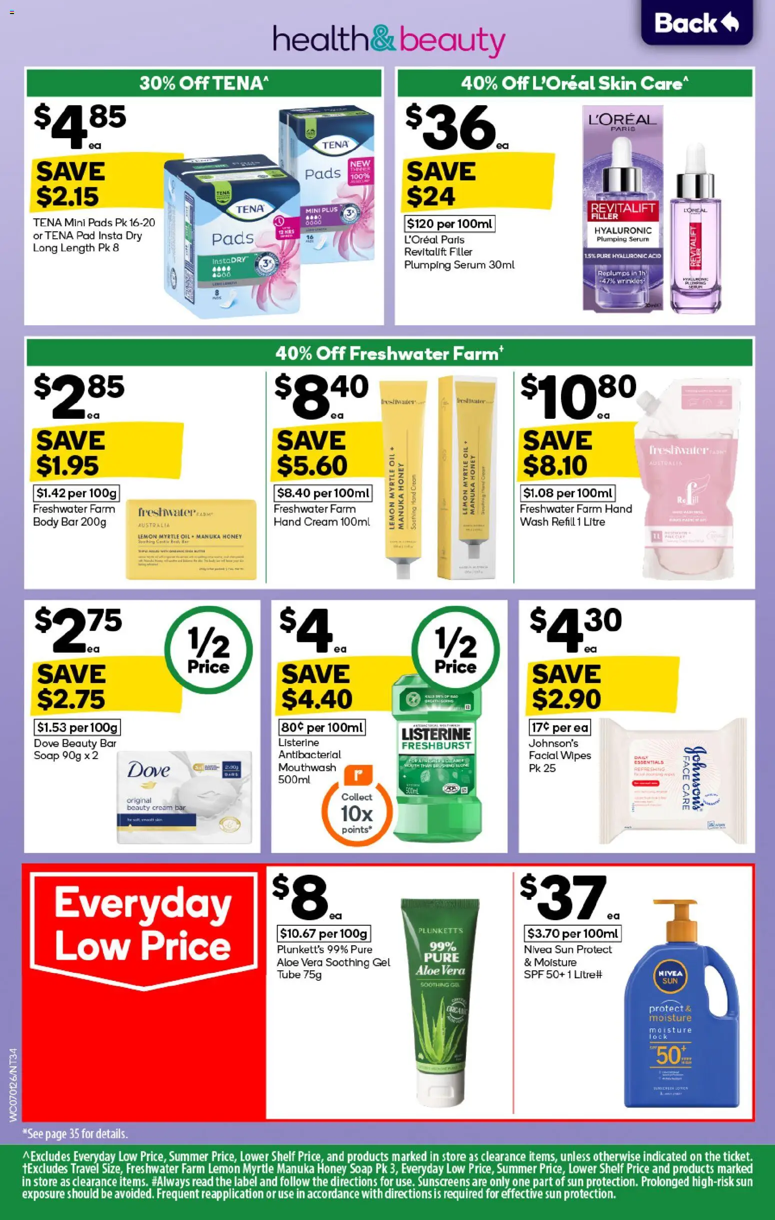 Woolworths catalogue - valid from 07.01.2026 | Page: 34 | Products: Shelf, Honey, Soap, Cream
