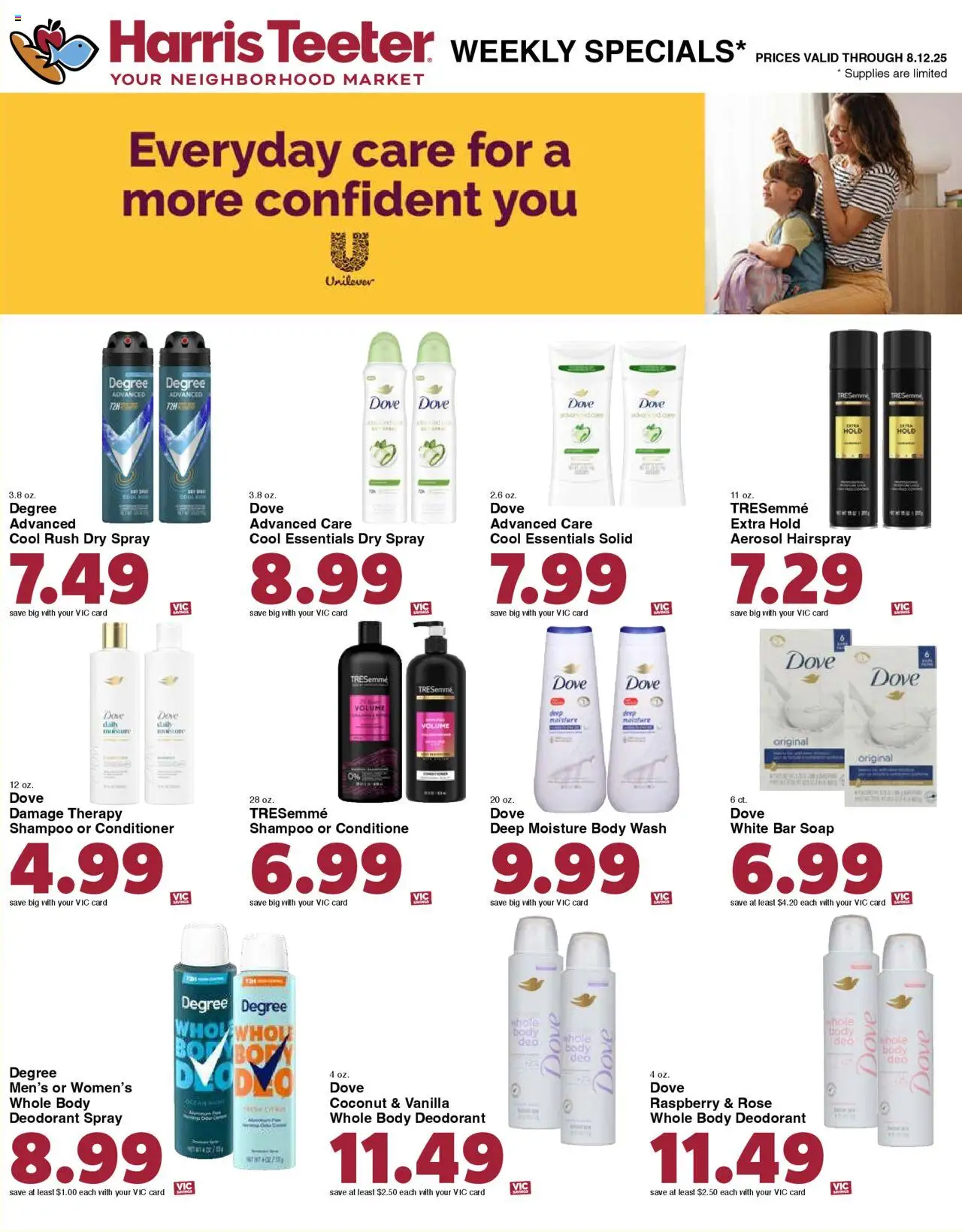 Harris Teeter Weekly Ad - SC - valid from 06.08.2025 | Page: 18 | Products: Shampoo, Soap, Raspberry, Pc