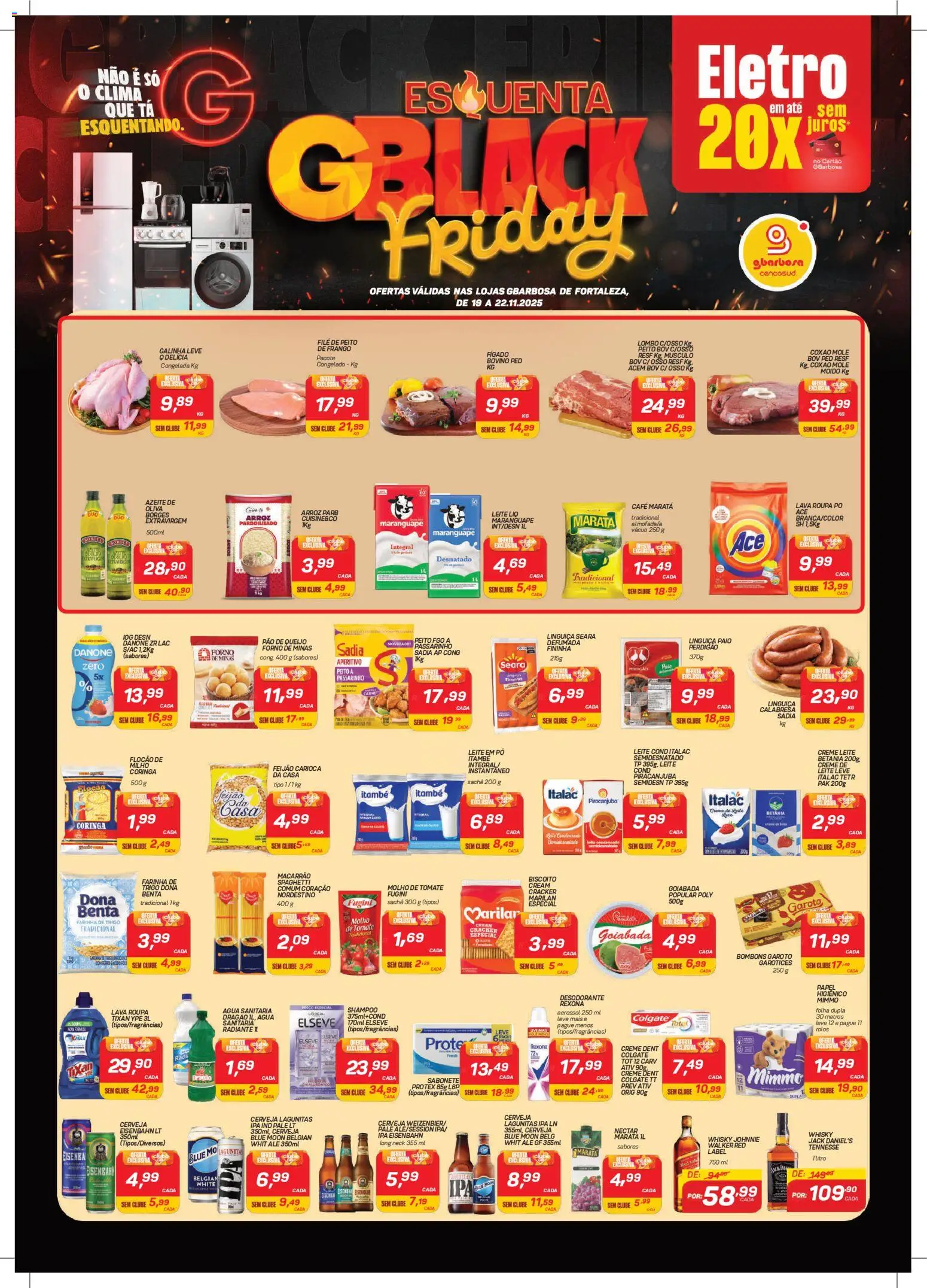 Gbarbosa Folheto - válido de 19.11.2025 | Página: 1 | Produtos: Desodorante, Queijo, Arroz, Rexona