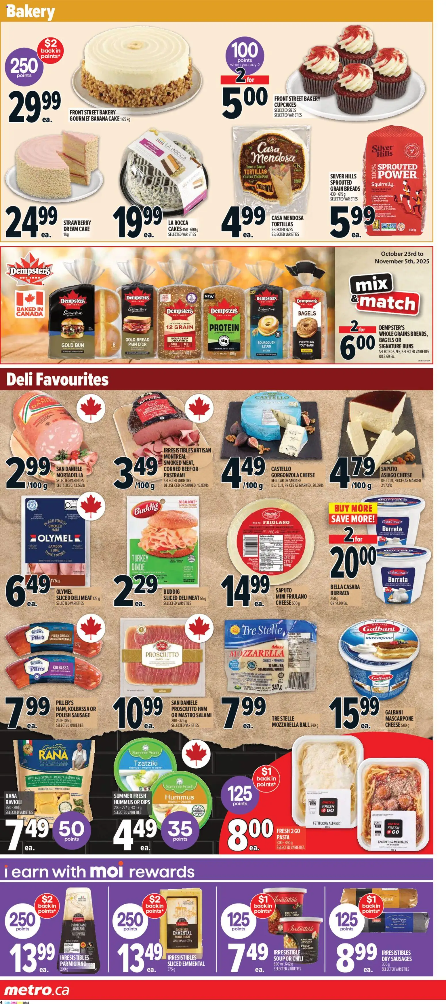 Metro flyer valid from 30.10.2025 | Page: 8 | Products: Pasta, Turkey, Salami, Chicken