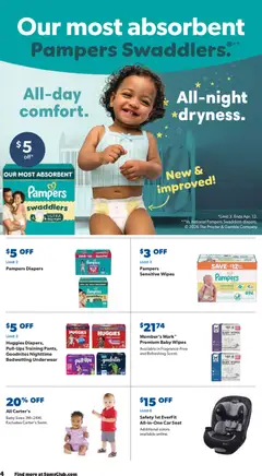 Preview of Sam's Club weekly ads valid from 18.03.2026 | Page: 4 | Products: Underwear
