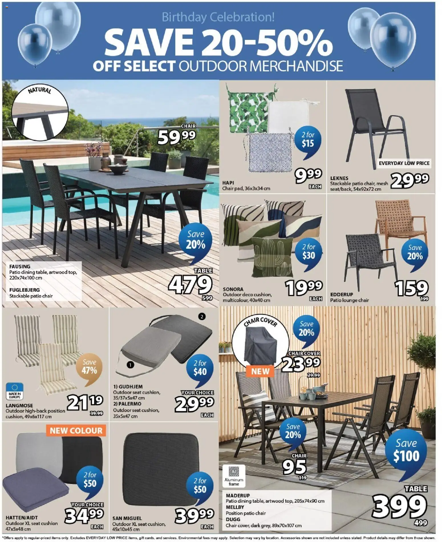 JYSK flyer valid from 23.04.2026 | Page: 3 | Products: Table, Chair