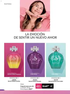 Vista previa de AVON campaña 1 2026, nuevo folleto de la tienda, válido en México a partir del 20.12.2025 | Página: 10 | Productos: Perfume, Fragancia