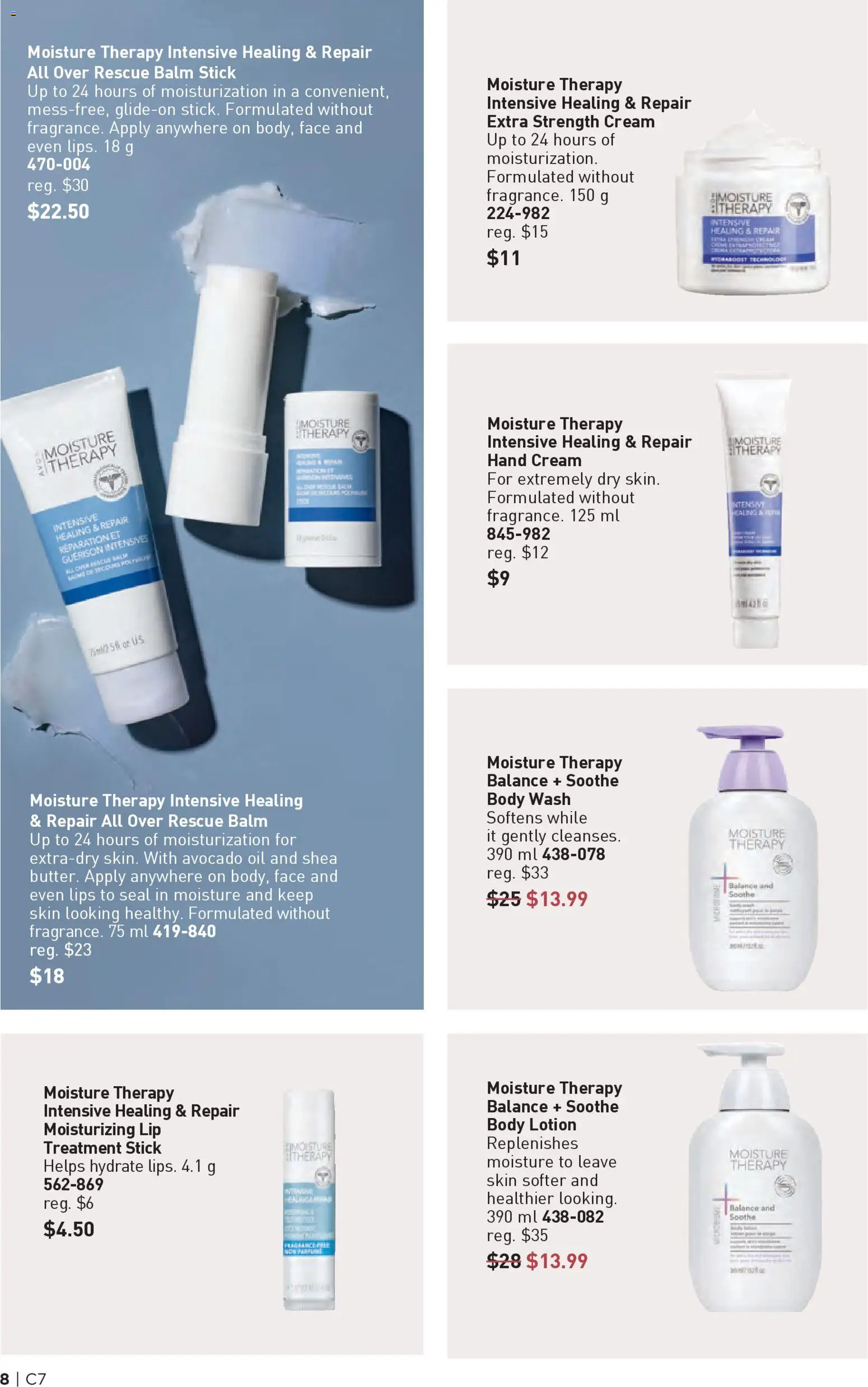 Avon flyer valid from 26.03.2026 | Page: 8 | Products: Cream, Body lotion, Hand cream, Oil