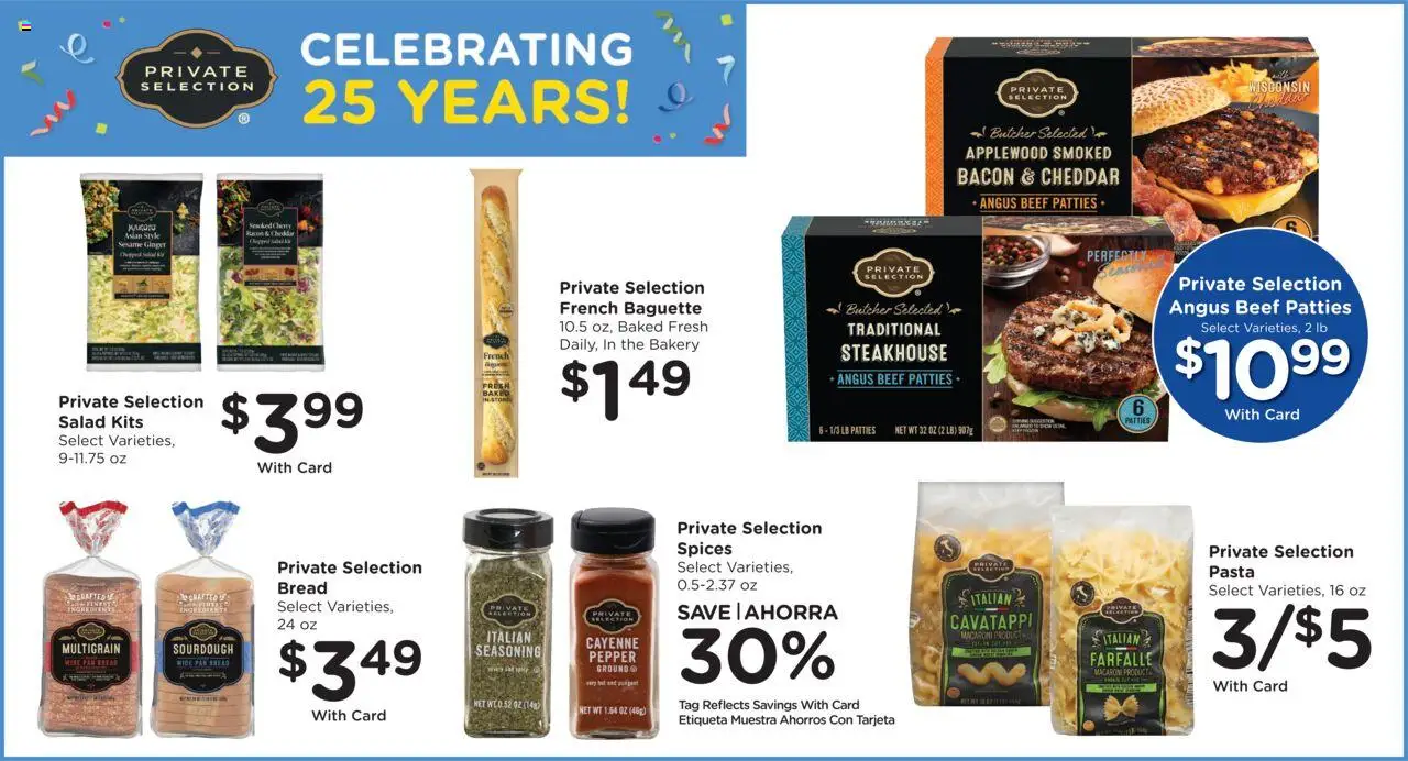 Smith's Weekly Ad - WY - valid from 22.10.2025 | Page: 6 | Products: Beef, Pasta, Salad, Spices