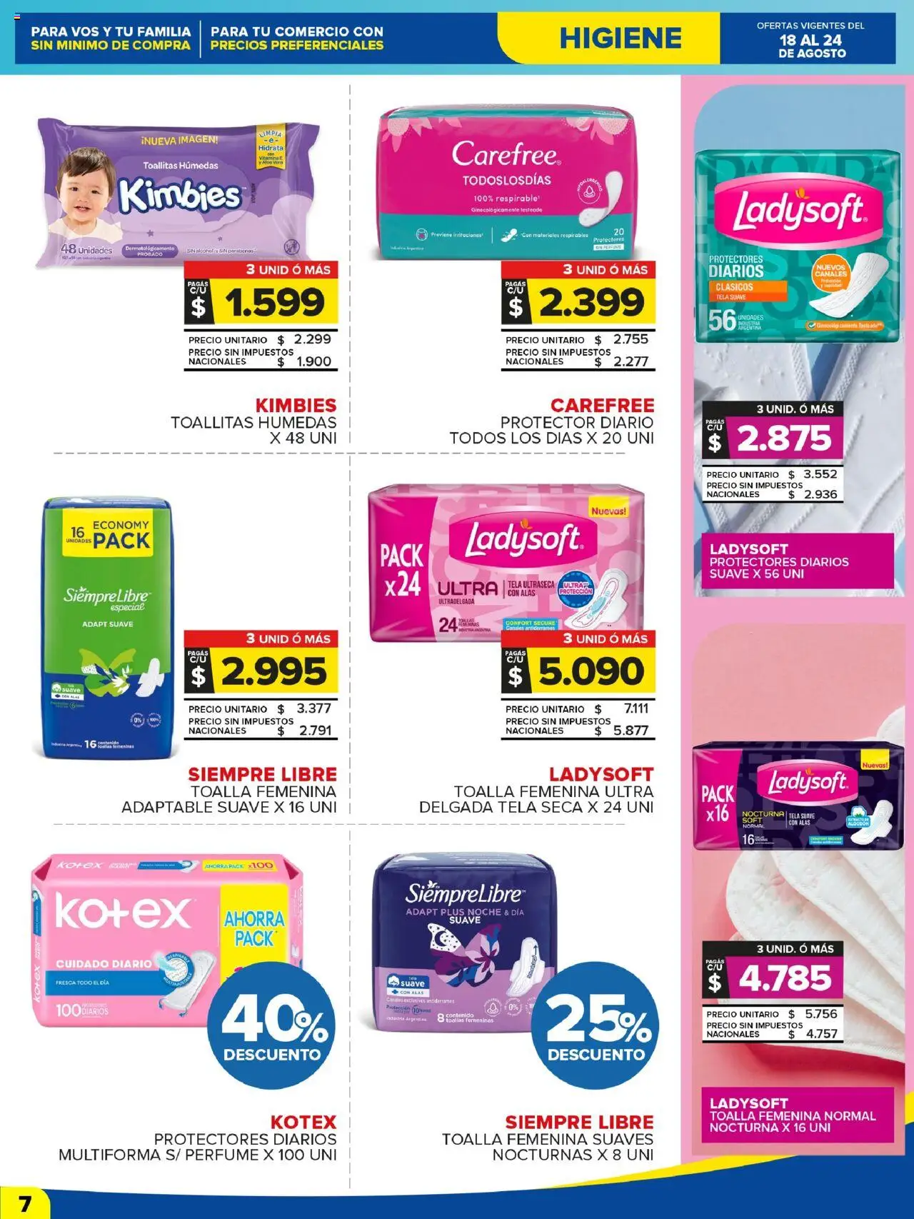 Carrefour Maxi catálogo - CABA │ válido desde el 18.08.2025 | Página: 7 | Productos: Toalla, Toallas, Perfume, Toallitas húmedas