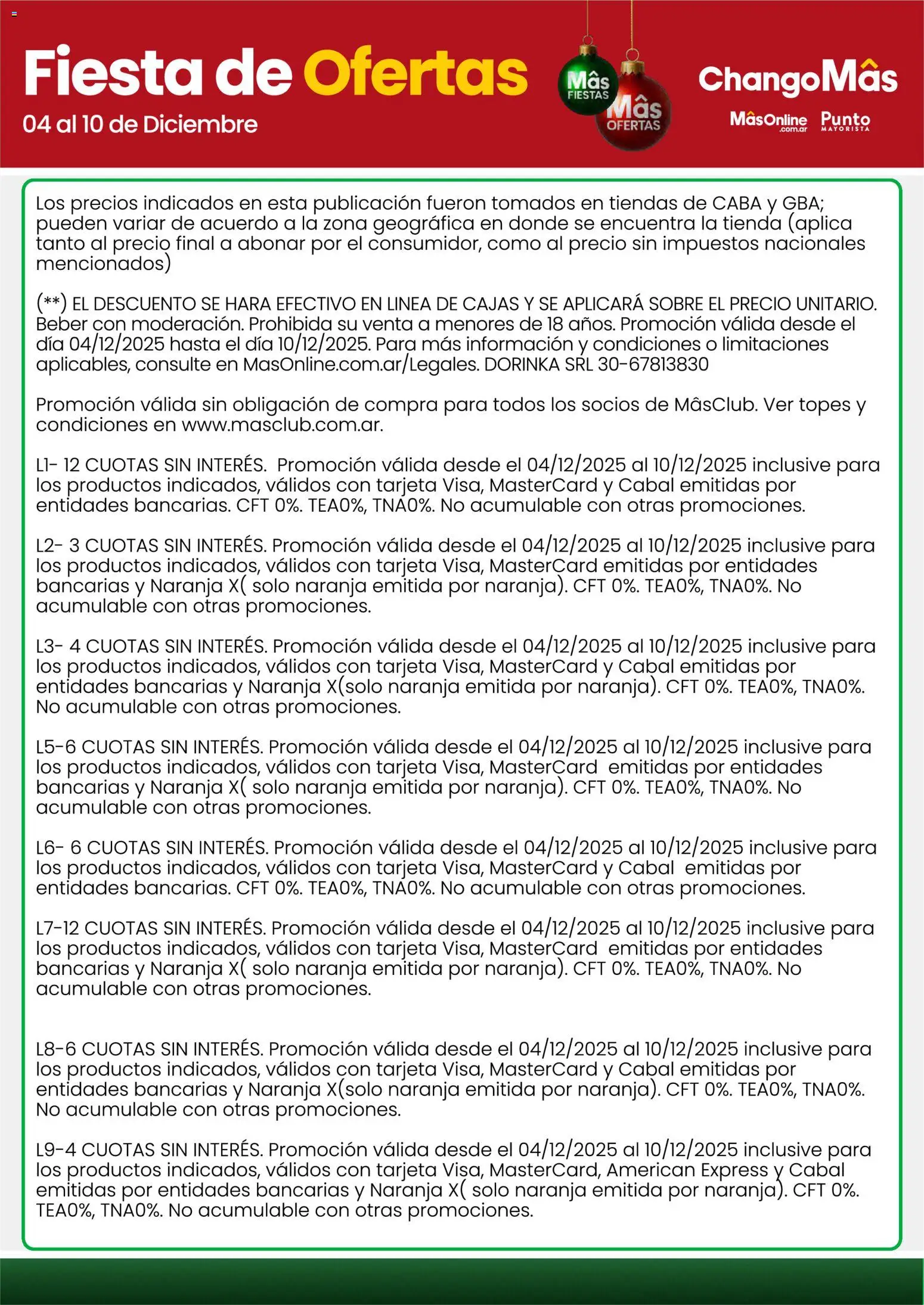Changomas ofertas │ válido desde el 04.12.2025 | Página: 18