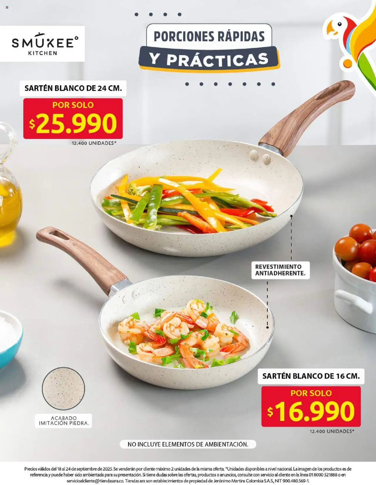 Ara revista - valida desde el 18.09.2025 | Página: 3 | Productos: Sartén, Sobre
