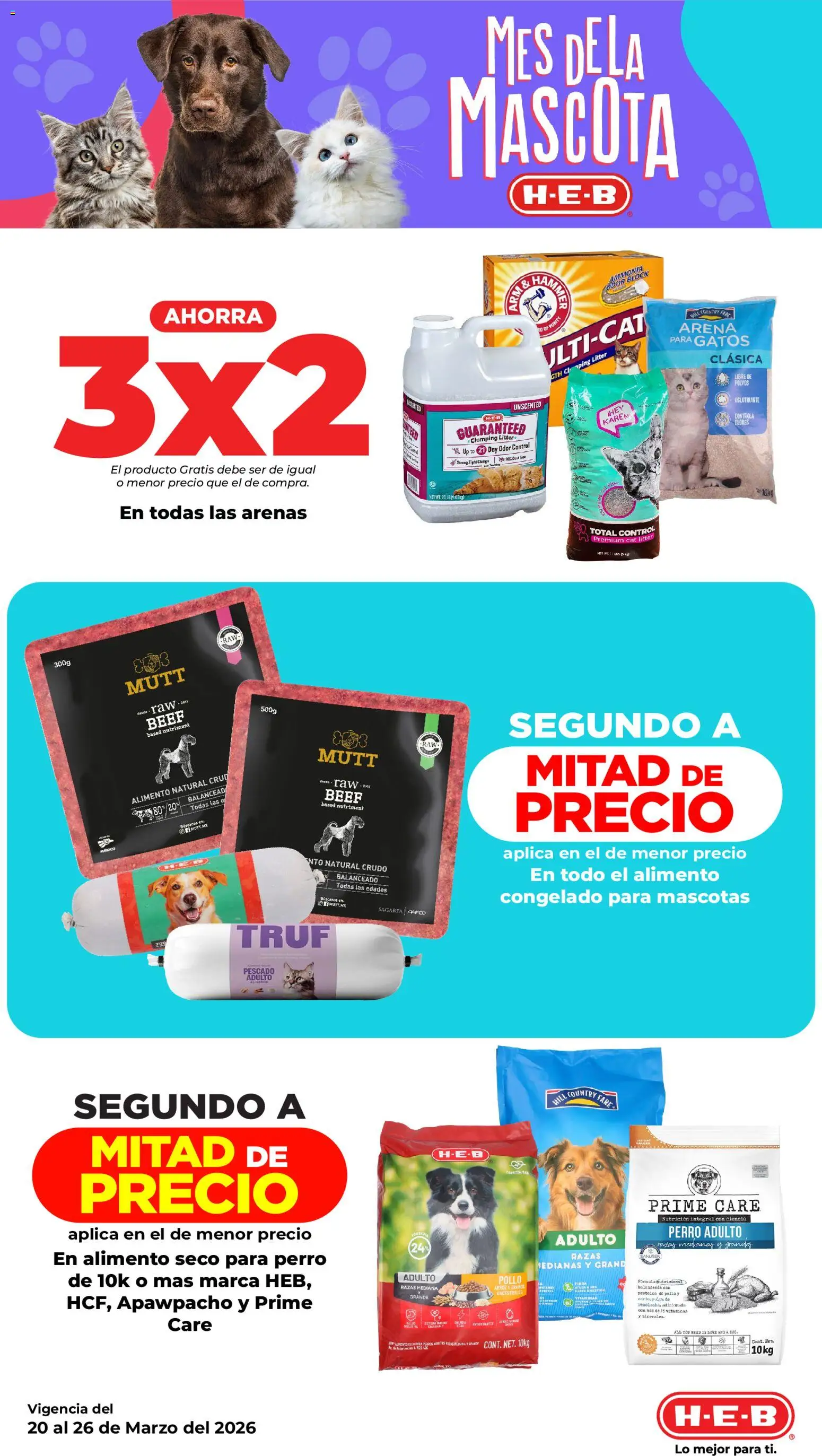 Nuevas ofertas de H-E-B válidas en toda la República Mexicana desde el 20.03.2026. ¡Encuentra las mejores ofertas en H-E-B folleto! | Página: 7 | Productos: Pollo