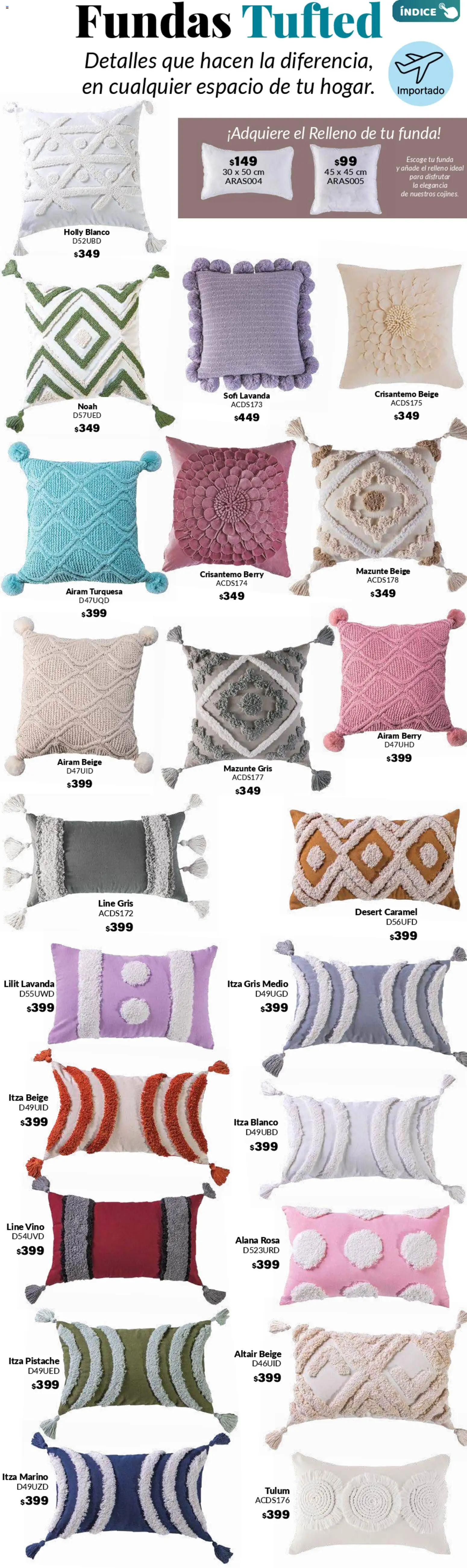 Nuevas ofertas de Colchas Concord válidas en toda la República Mexicana desde el 01.11.2025. ¡Encuentra las mejores ofertas en Colchas Concord Buen Fin! | Página: 235 | Productos: Funda, Vino