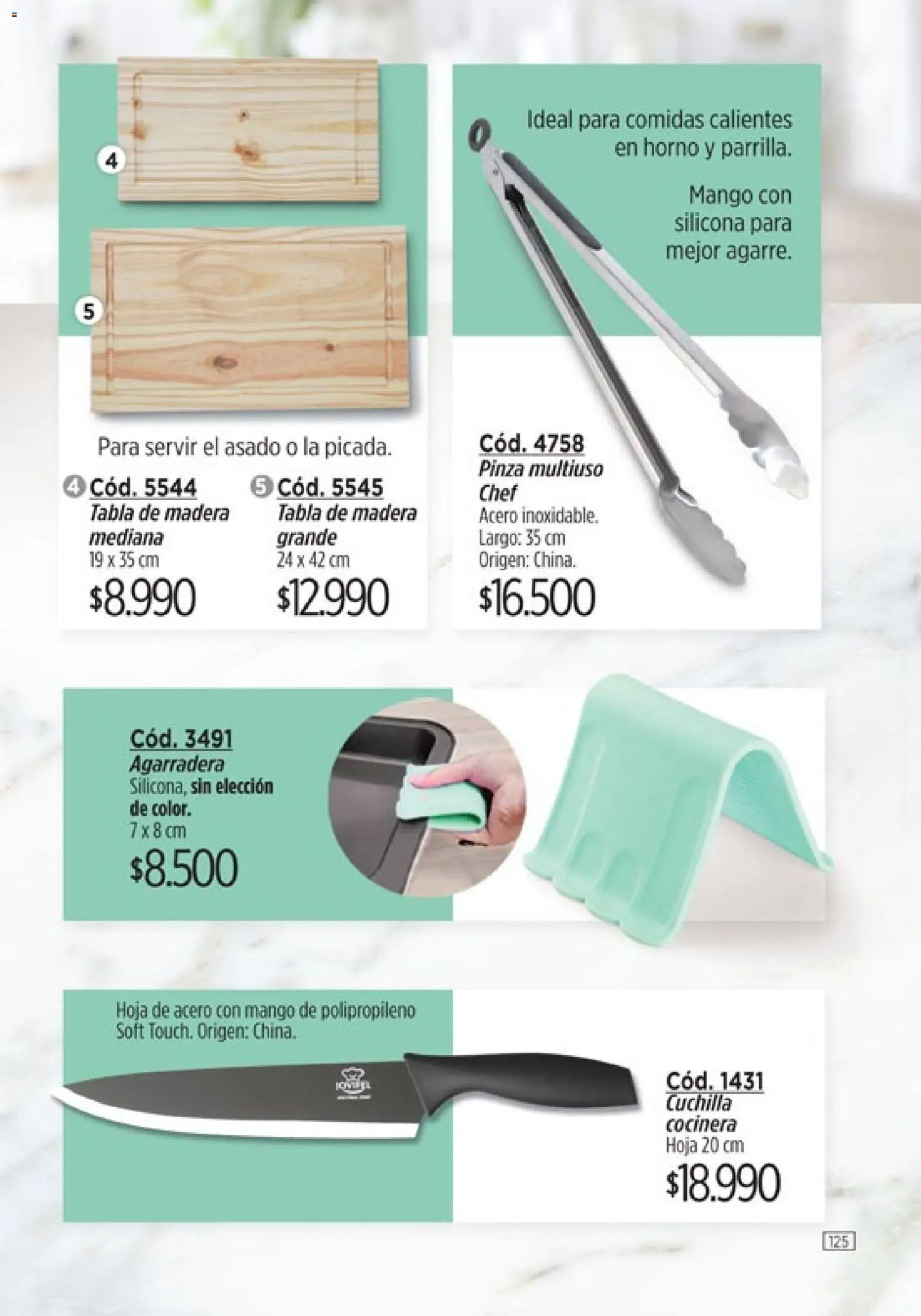 Catálogo Amodil Campaña 5 │ válido desde el 01.03.2026 | Página: 125 | Productos: Horno, Pinza, Mango