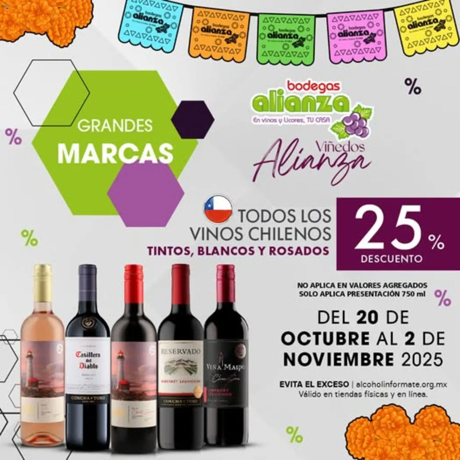 Nuevas ofertas de Bodegas Alianza válidas en toda la República Mexicana desde el 20.10.2025. ¡Encuentra las mejores ofertas en Bodegas Alianza catálogo La pureza andina en una copa! | Página: 1