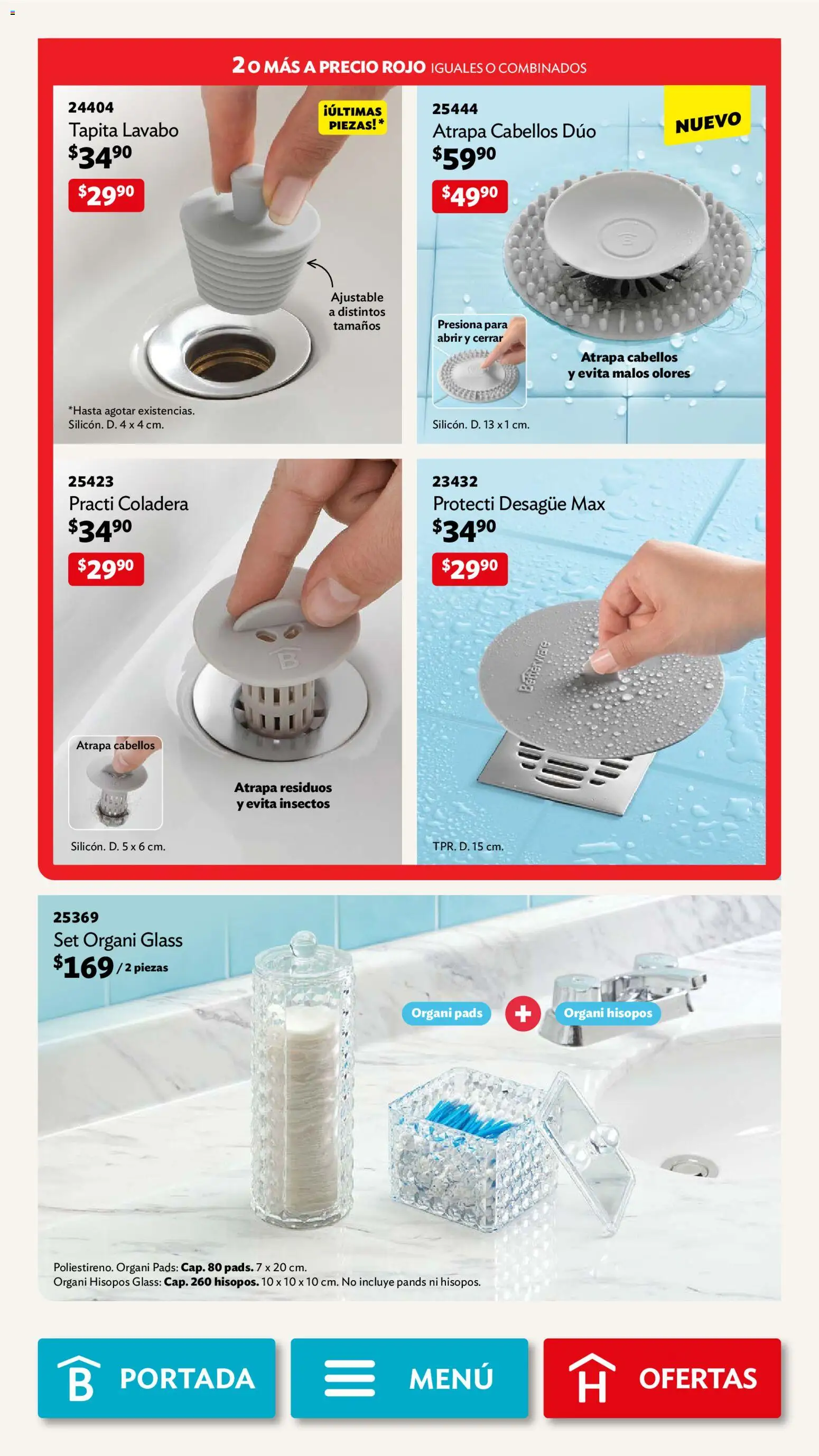 Nuevas ofertas de Betterware válidas en toda la República Mexicana desde el 01.12.2025. ¡Encuentra las mejores ofertas en Betterware campaña 12 2025! | Página: 87 | Productos: Lavabo