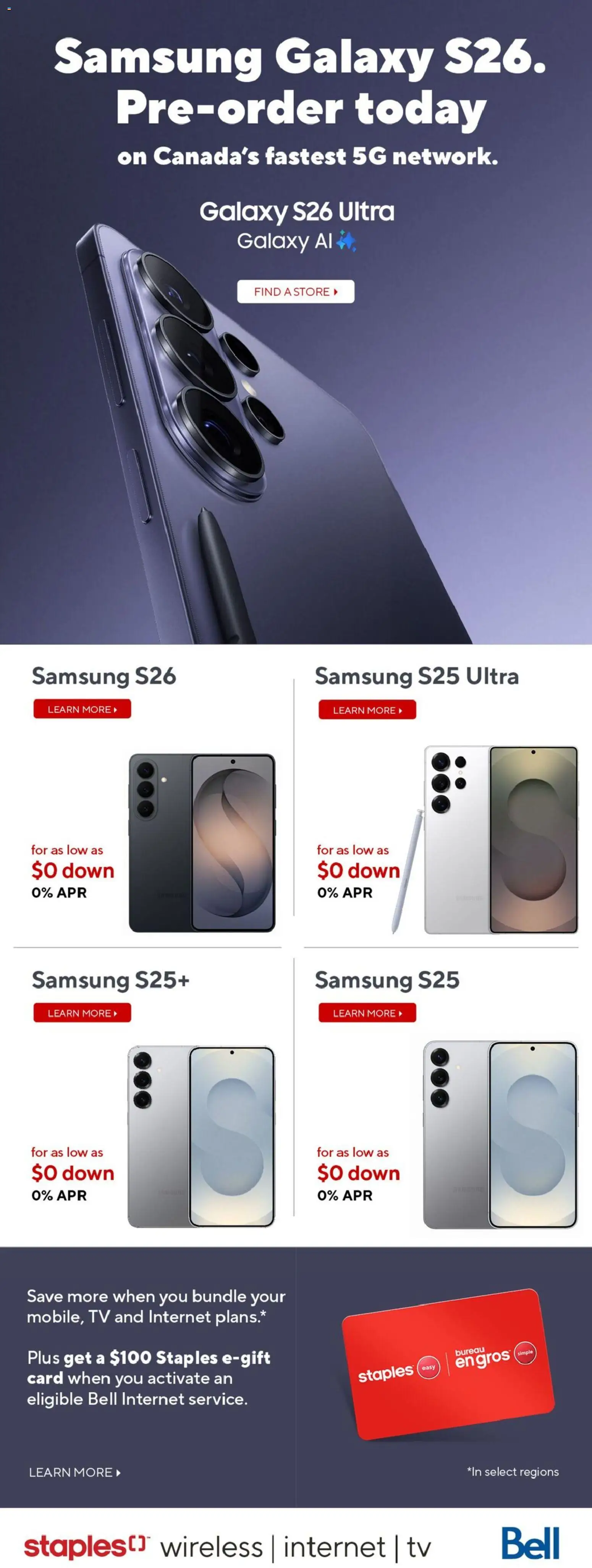 Staples flyer valid from 27.02.2026 | Page: 8 | Products: Tv