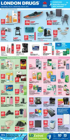 Preview of London Drugs weekly flyer / circulaire from shop London Drugs valid from 18.07.2025