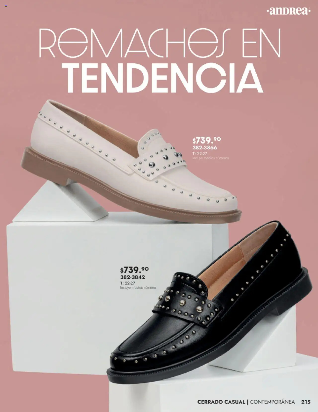 Nuevas ofertas de Andrea válidas en toda la República Mexicana desde el 24.08.2025. ¡Encuentra las mejores ofertas en Andrea - Catálogo Calzado Dama! | Página: 215