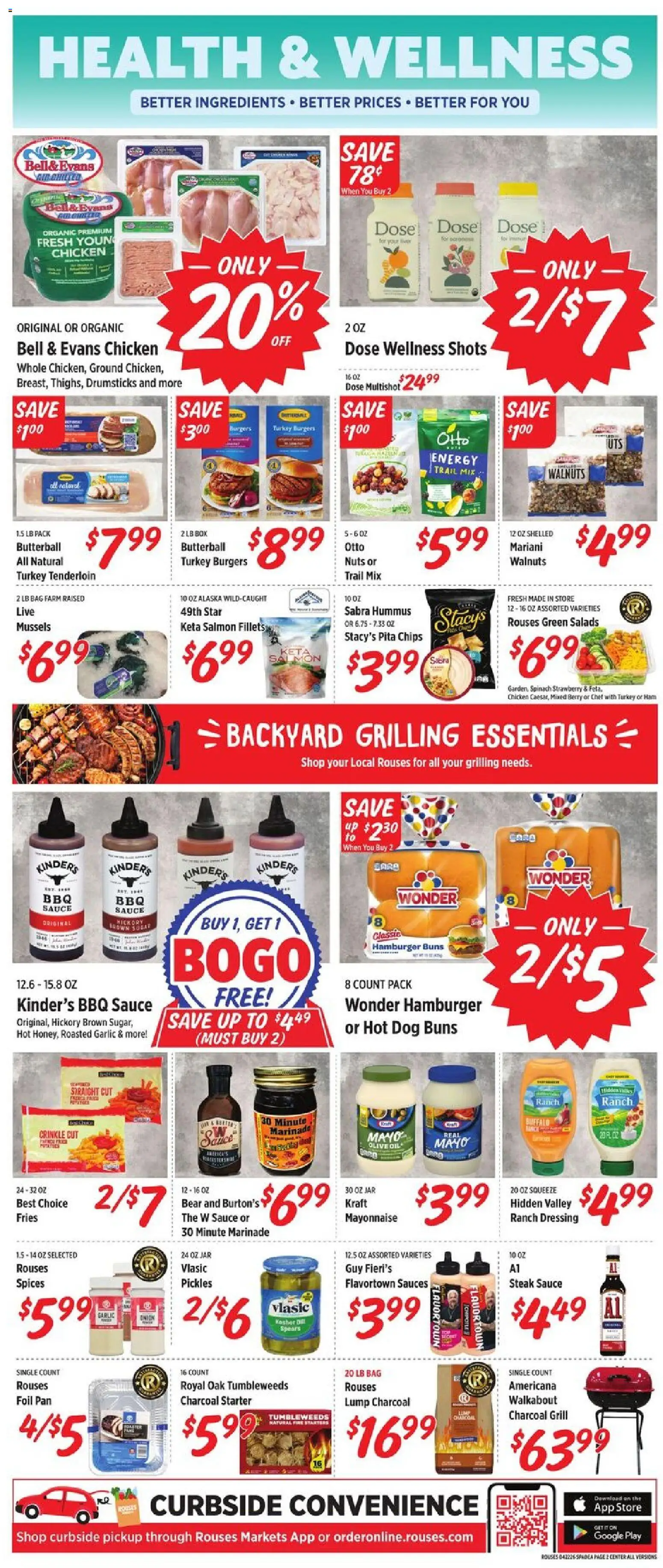 Rouses Weekly Ad - valid from 22.04.2026 | Page: 5 | Products: Box, Sauce, Garlic, Bag