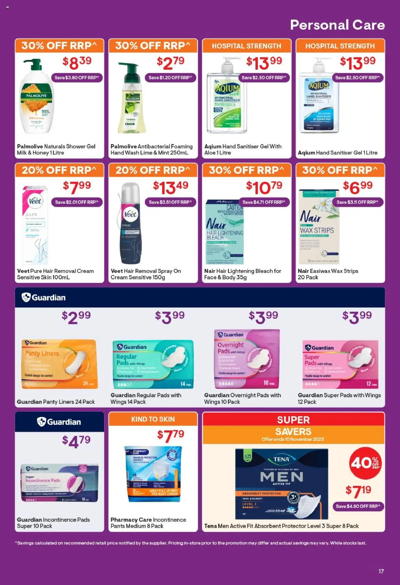 Discount Drug Stores catalogue - valid from 08.10.2025 | Page: 18 | Products: Shower, Shower gel, Pants, Hand wash