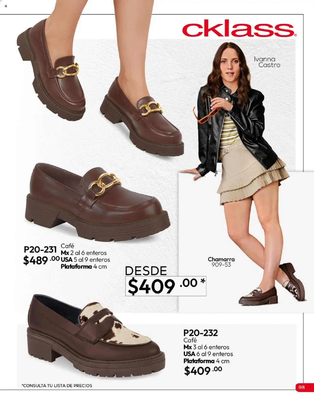Nuevas ofertas de Cklass válidas en toda la República Mexicana desde el 16.09.2025. ¡Encuentra las mejores ofertas en Cklass - Catálogo Invierno Calzado! | Página: 99