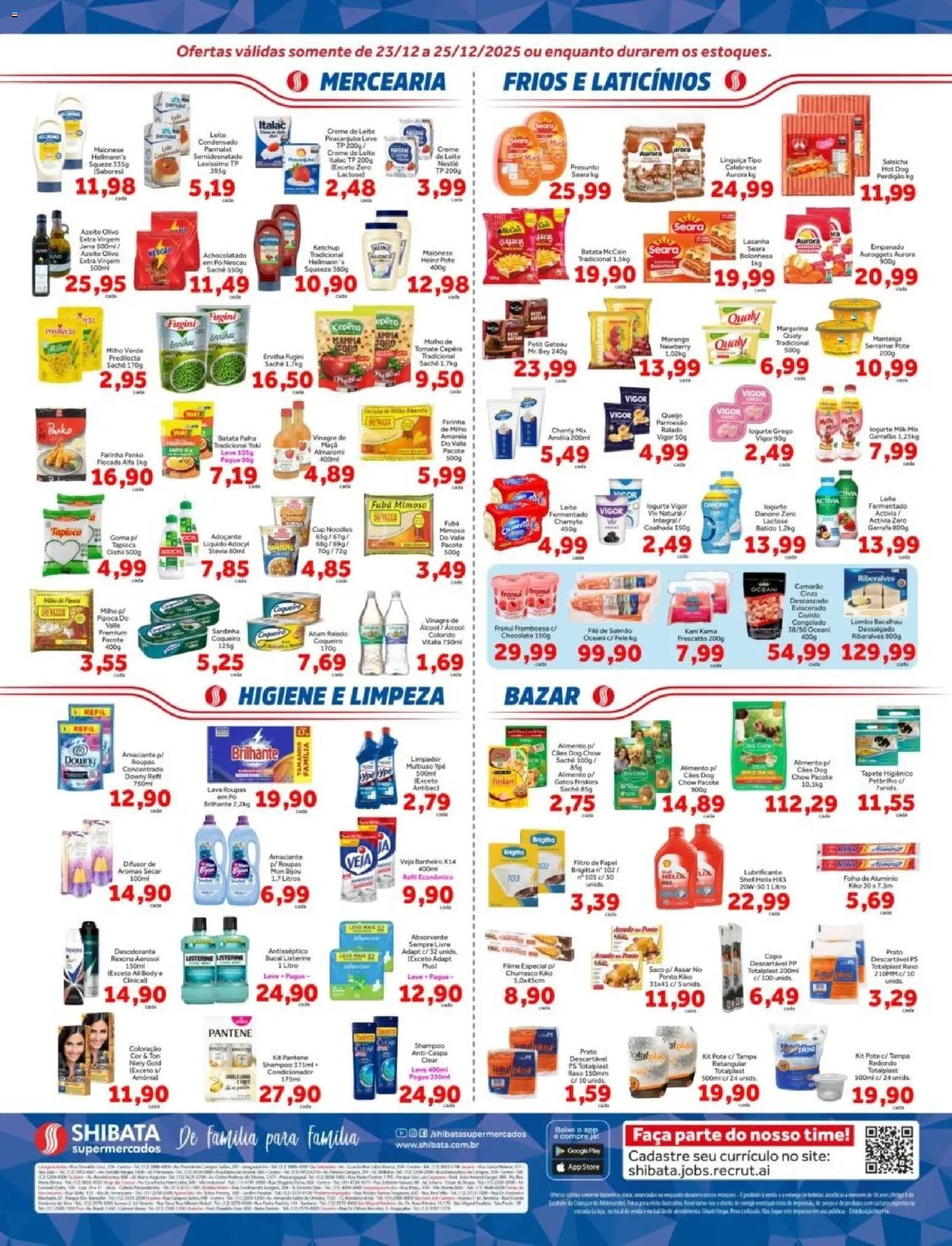 Shibata Folheto - válido de 23.12.2025 | Página: 2 | Produtos: Shampoo, Ervilha, Linguiça, Batata palha