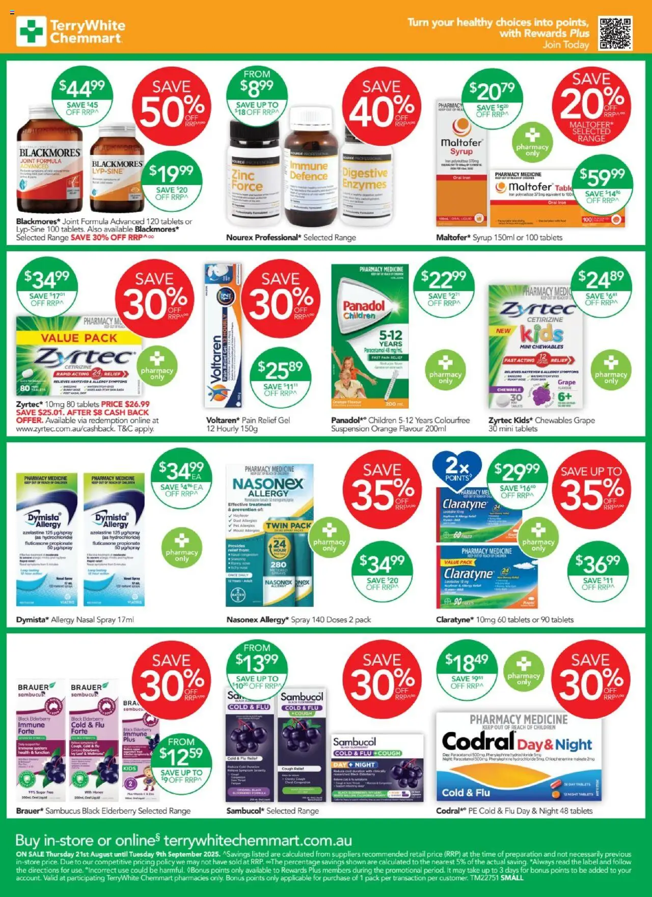 Terry White catalogue - valid from 21.08.2025 | Page: 6 | Products: Honey, Sugar, Treatment, Pain relief