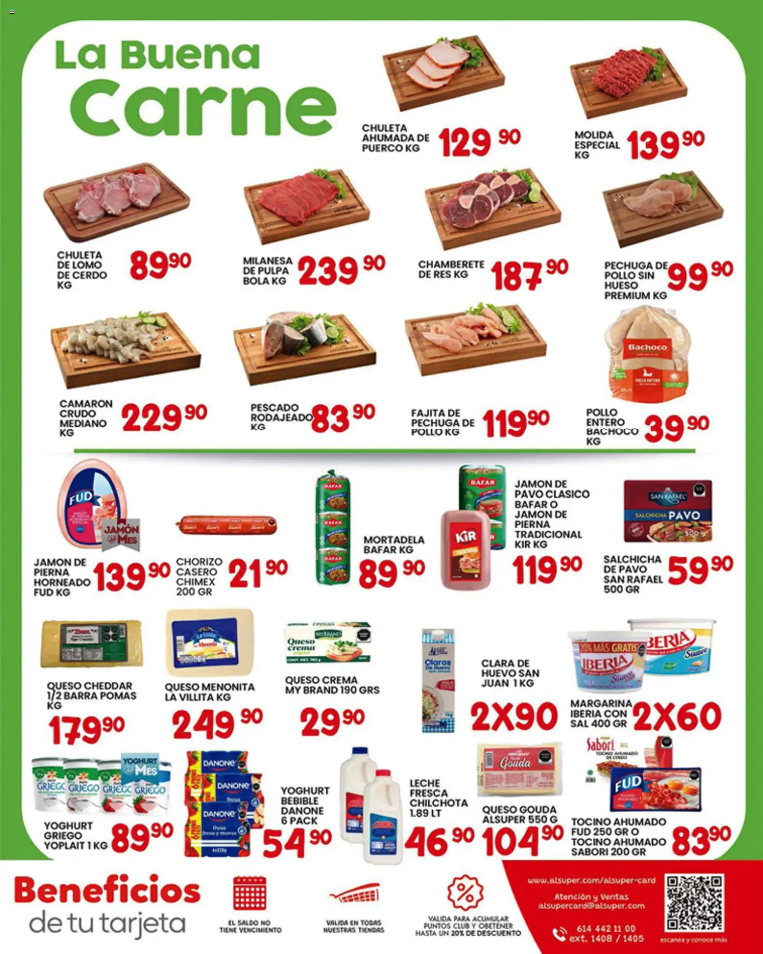 Nuevas ofertas de Alsuper válidas en toda la República Mexicana desde el 06.01.2026. ¡Encuentra las mejores ofertas en Alsuper folleto Laguna! | Página: 7 | Productos: Mortadela, Tocino, Sal, Salchicha