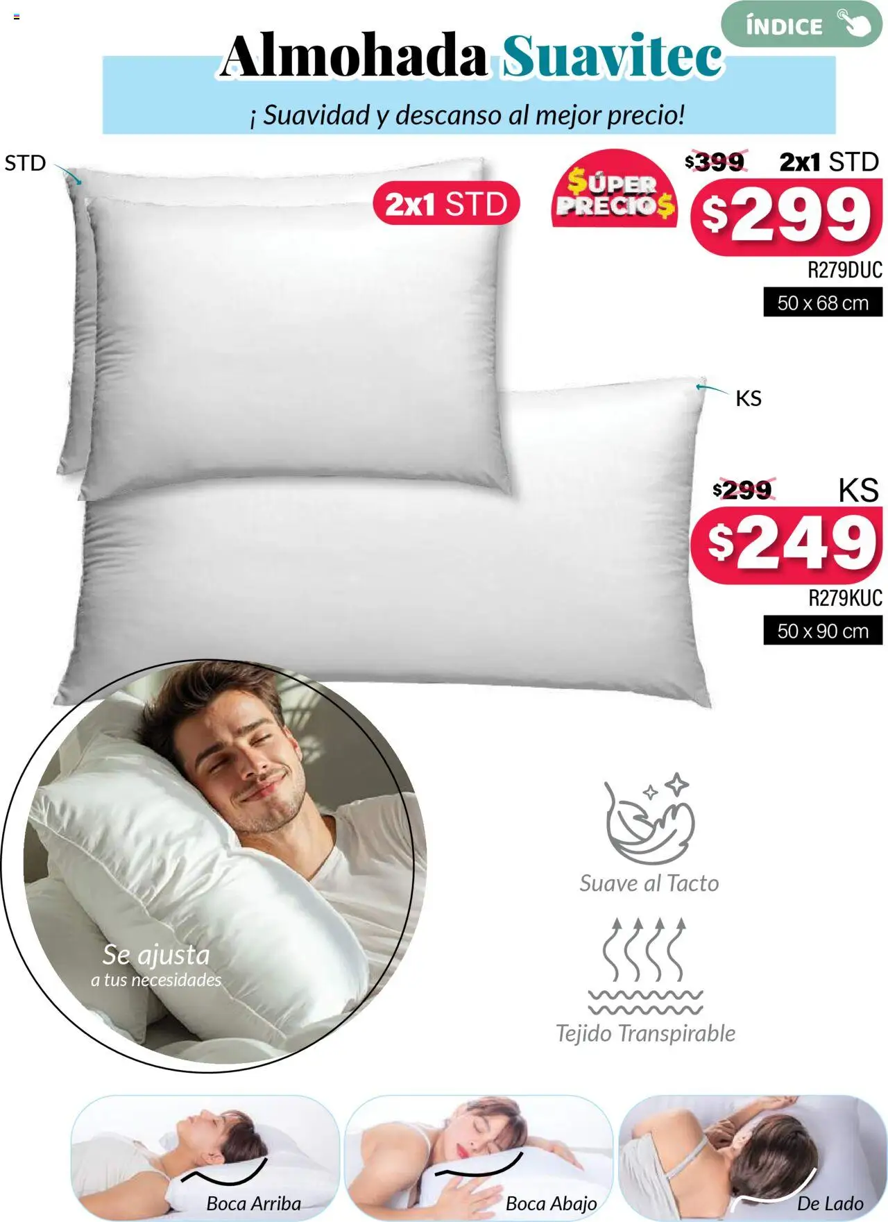 Nuevas ofertas de Colchas Concord válidas en toda la República Mexicana desde el 01.08.2025. ¡Encuentra las mejores ofertas en Colchas Concord - Catálogo! | Página: 525 | Productos: Almohada