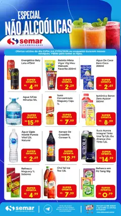 Semar Supermercado ofertas Alcoólicas - Pré-Visualização do folheto da loja Semar Supermercado, válido de 23.04.2026