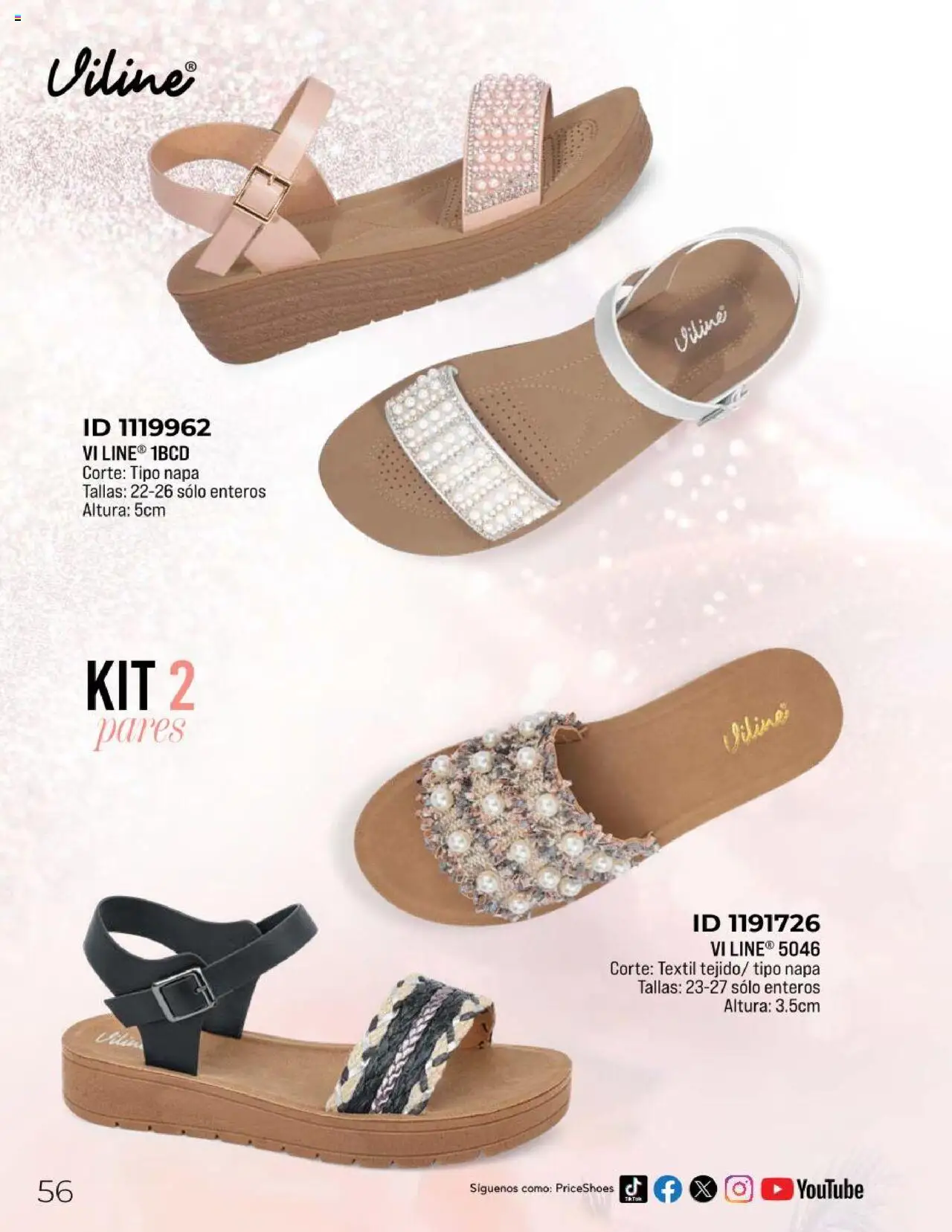 Nuevas ofertas de Price Shoes válidas en toda la República Mexicana desde el 05.05.2025. ¡Encuentra las mejores ofertas en Price Shoes catálogo Todo En 1 2025! | Página: 56