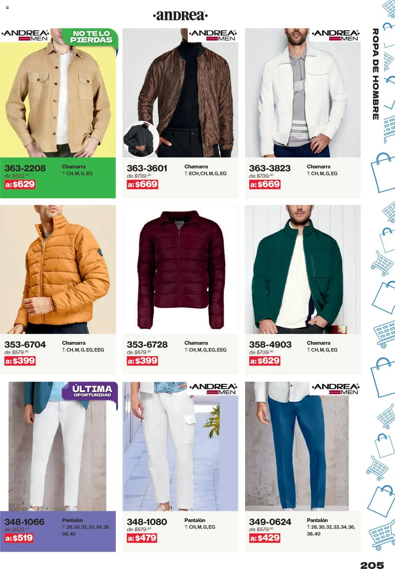 Nuevas ofertas de Andrea válidas en toda la República Mexicana desde el 10.08.2025. ¡Encuentra las mejores ofertas en Andrea - Catálogo Outlet! | Página: 205 | Productos: Chamarra, Ropa, Té