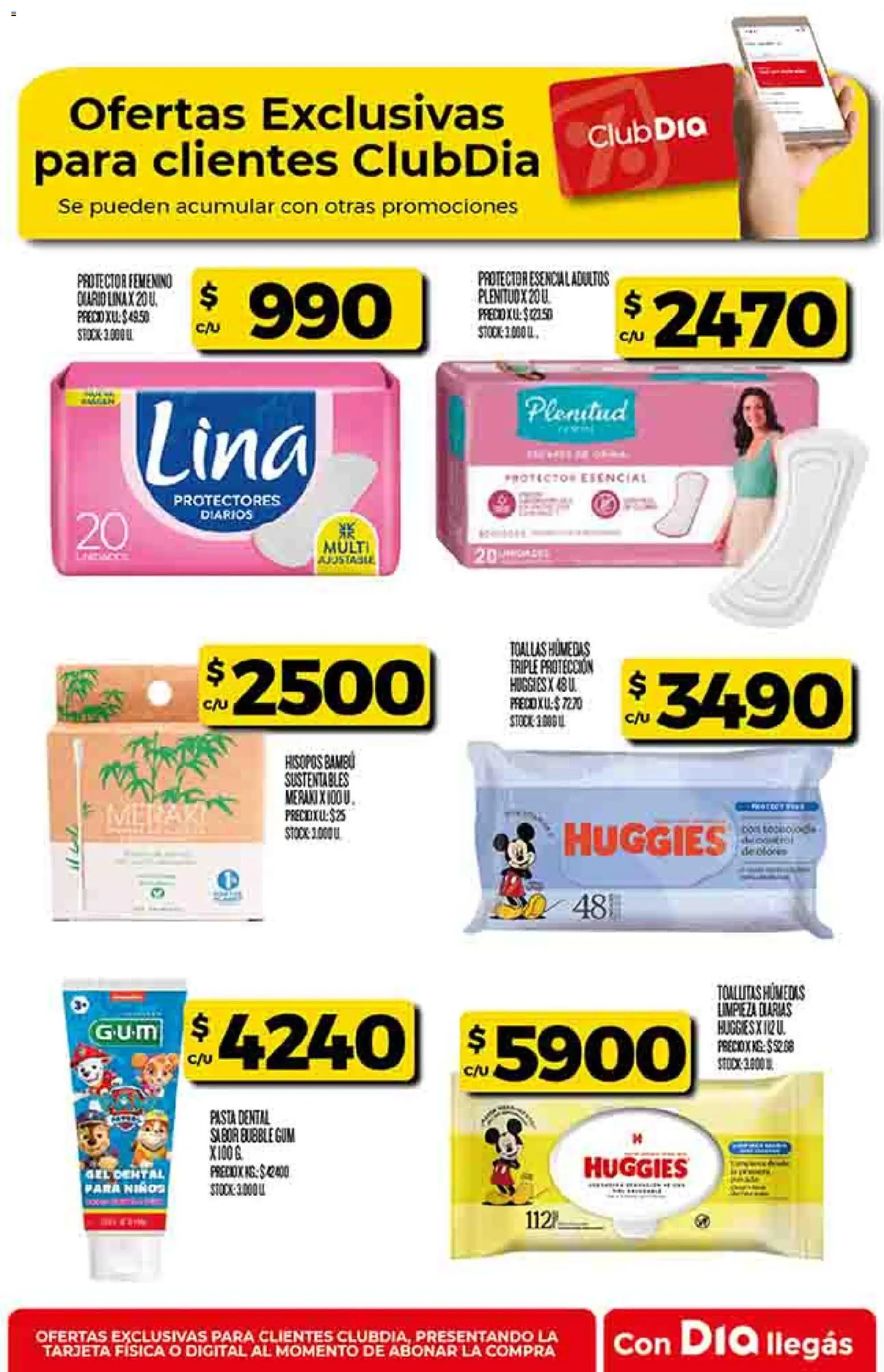 Dia - Ofertas - Salta y Jujuy │ válido desde el 08.04.2026 | Página: 31 | Productos: Toallas, Pasta dental, Pasta, Protectores diarios