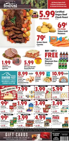 Preview of Festival Foods weekly ads valid from 10.12.2025 | Page: 1