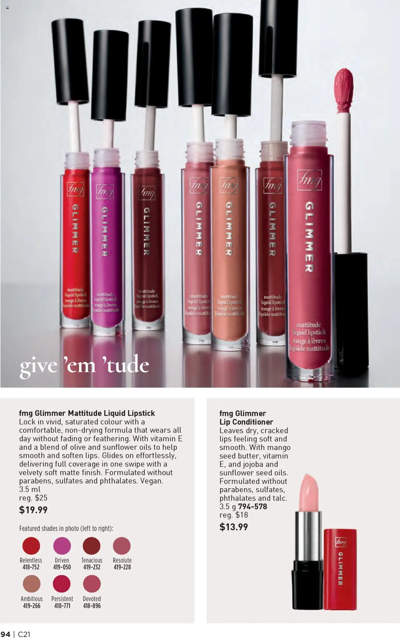 Avon flyer valid from 09.10.2025 | Page: 94 | Products: Lipstick, Conditioner