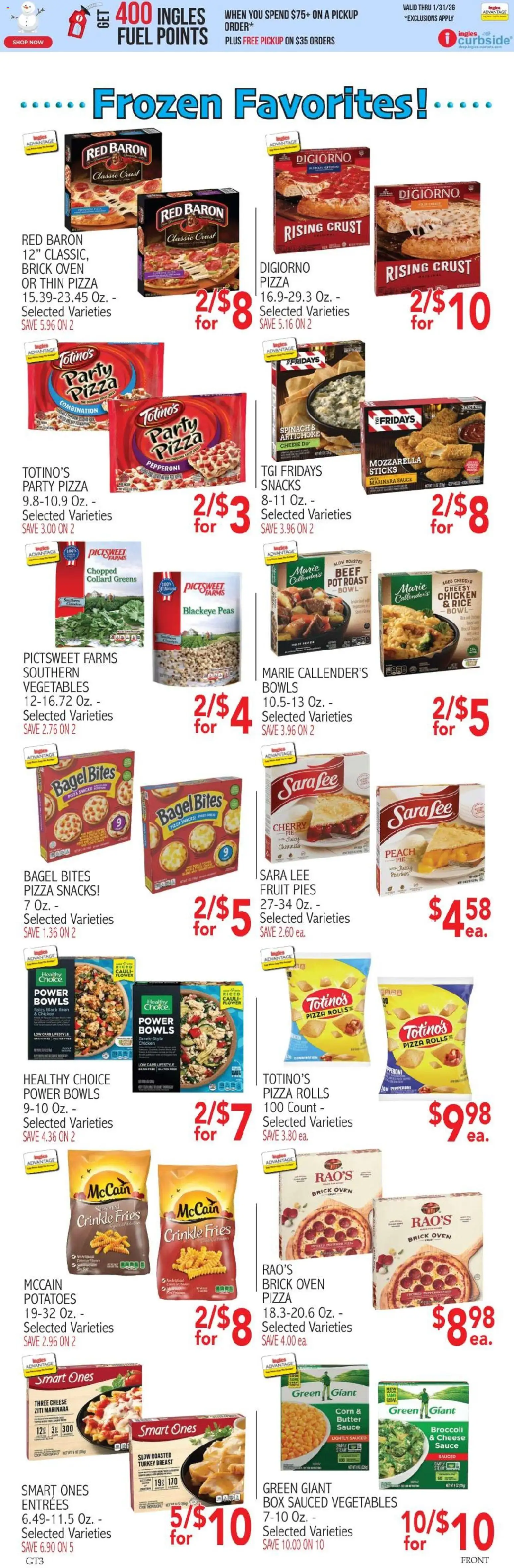 Ingles - Weekly flyer - valid from 01.01.2026 | Page: 7 | Products: Peaches, Pizza, Beef, Sauce