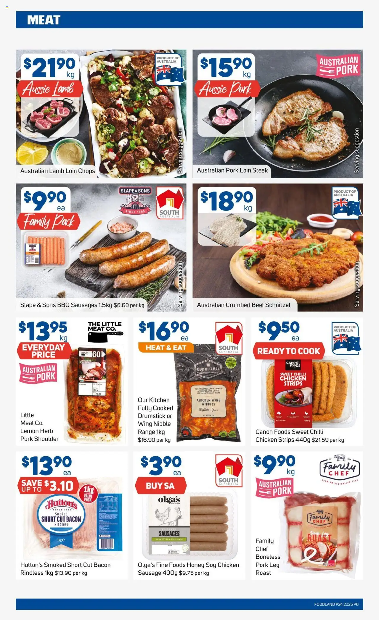 Foodland catalogue - valid from 11.06.2025 | Page: 6 | Products: Bacon, Herb, Lamb, Beef