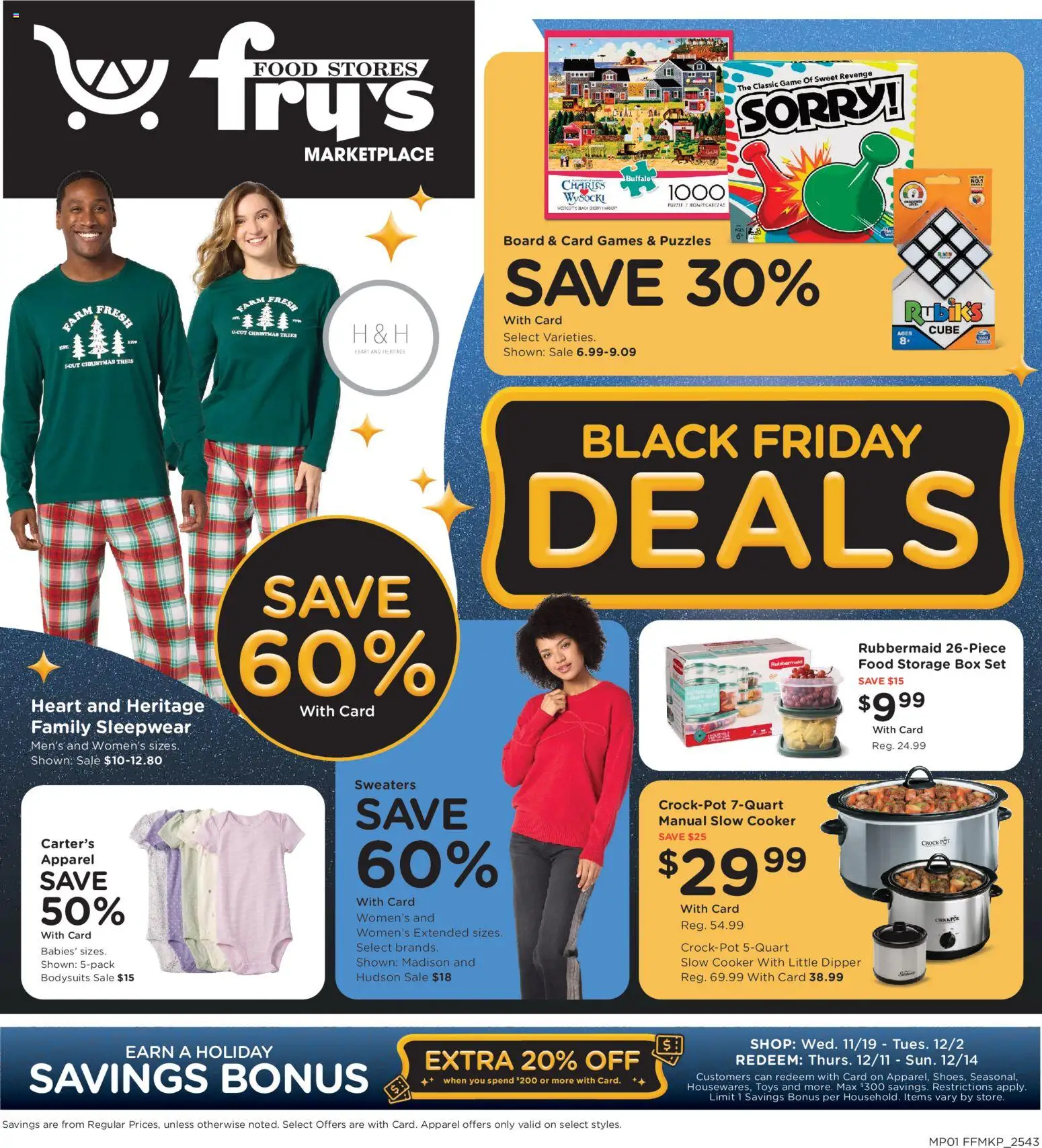 Fry's Food Black Friday - valid from 28.11.2025 | Page: 1 | Products: Cooker, Box, Game