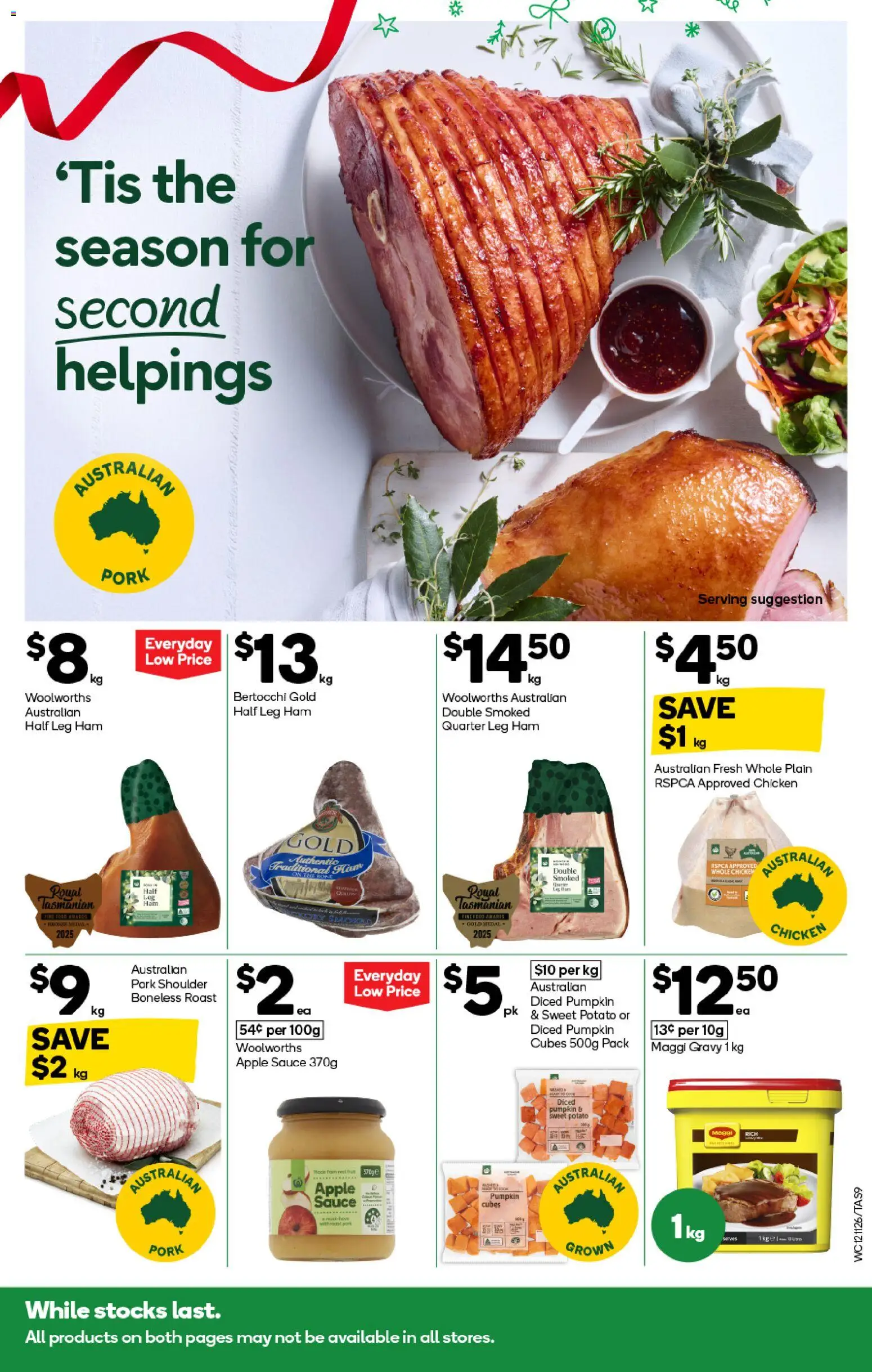 Woolworths catalogue - valid from 12.11.2025 | Page: 9 | Products: Ham, Pork, Sauce, Pumpkin