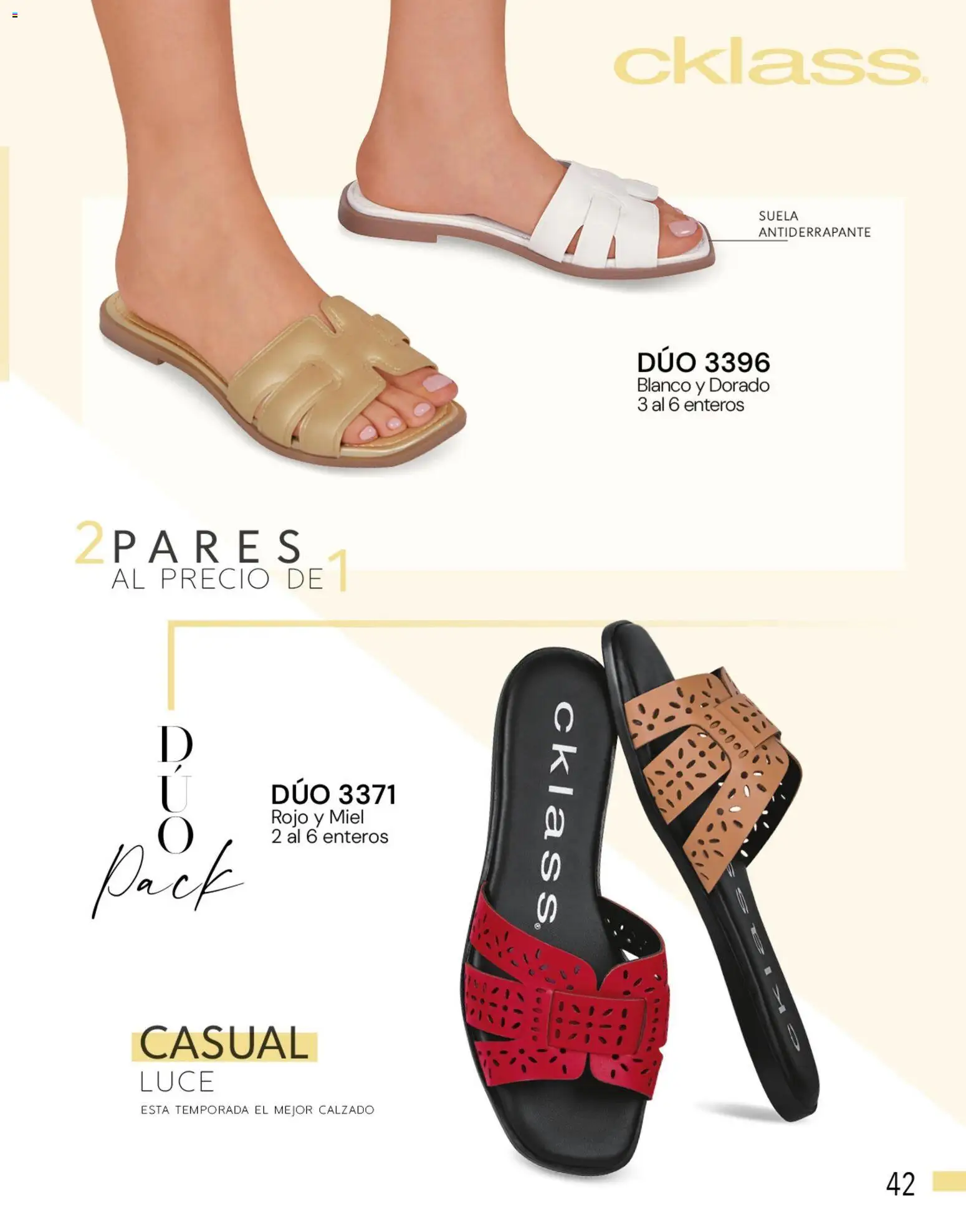 Nuevas ofertas de Cklass válidas en toda la República Mexicana desde el 05.03.2026. ¡Encuentra las mejores ofertas en Cklass catálogo Complemento Verano Calzado! | Página: 41
