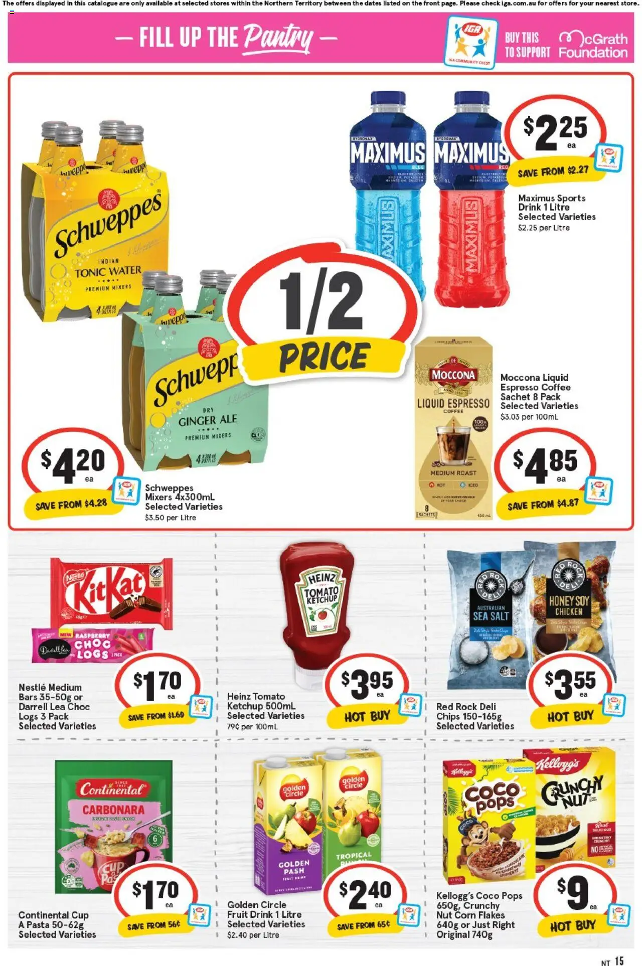 IGA catalogue - valid from 17.09.2025 | Page: 11 | Products: Chocolate, Honey, Chips, Foundation