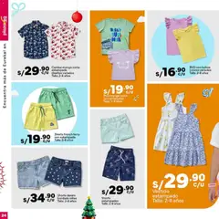 Vista previa de folleto Plaza Vea - ESPECIAL REGALOS de la Plaza Vea válido desde 28.11.2025 | Página: 24 | Productos: Polo, Camisa, Shorts, Vestido