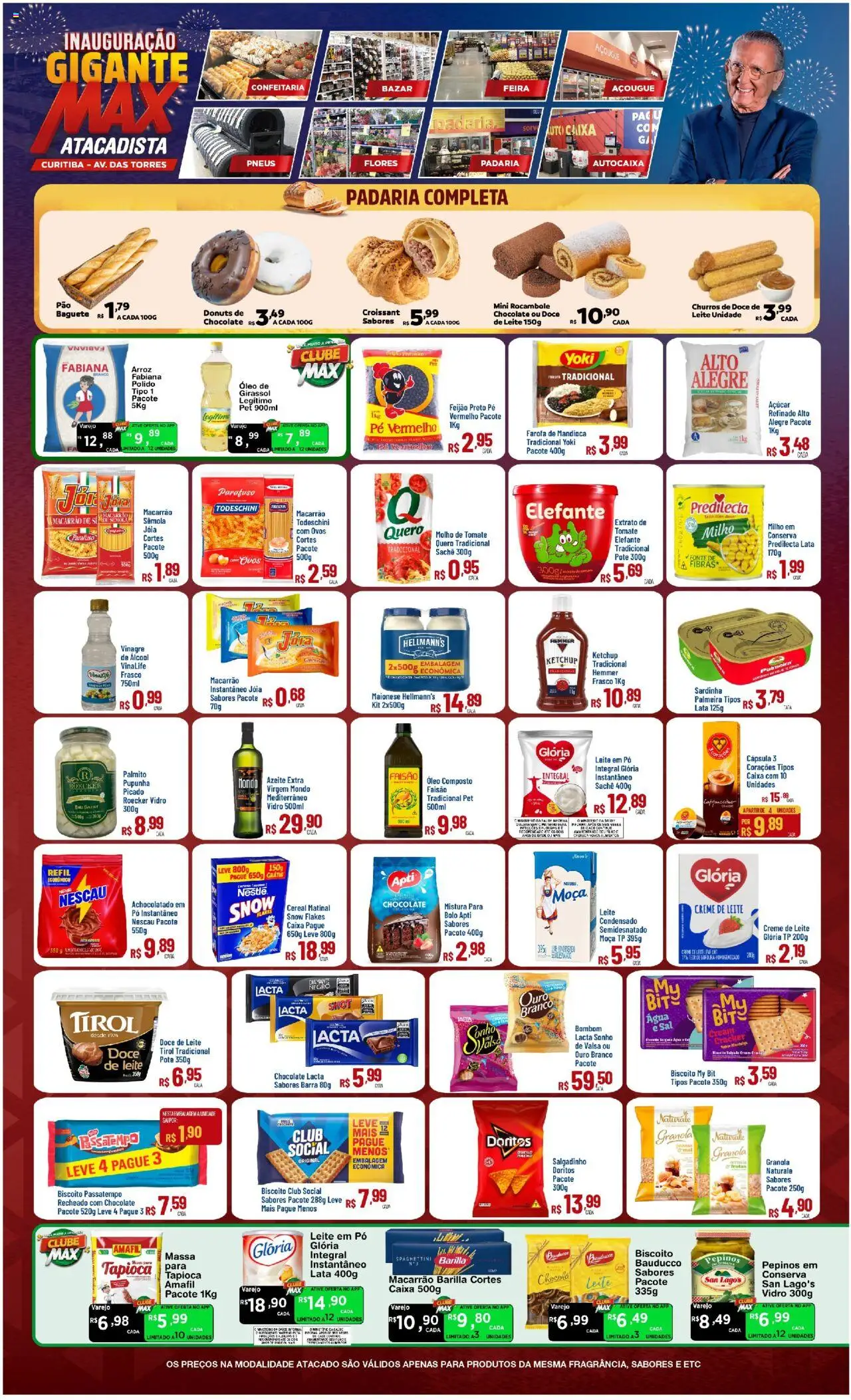 Max Atacadista Folheto - válido de 15.10.2025 | Página: 2 | Produtos: Feijão, Chocolate, Macarrão, Açúcar