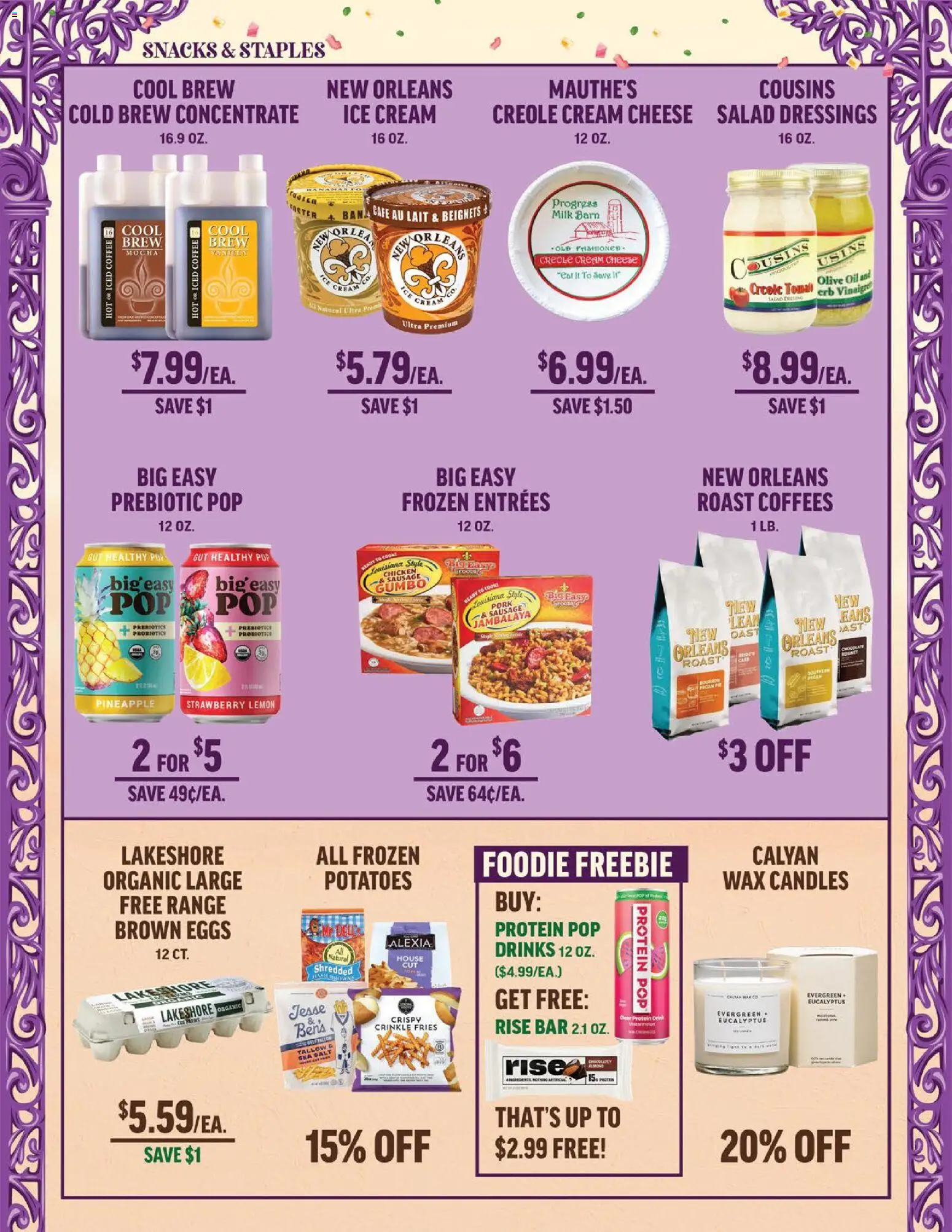 Central Market Weekly Ad - valid from 22.04.2026 | Page: 6 | Products: Cheese, Chocolate, Salt, Sausage
